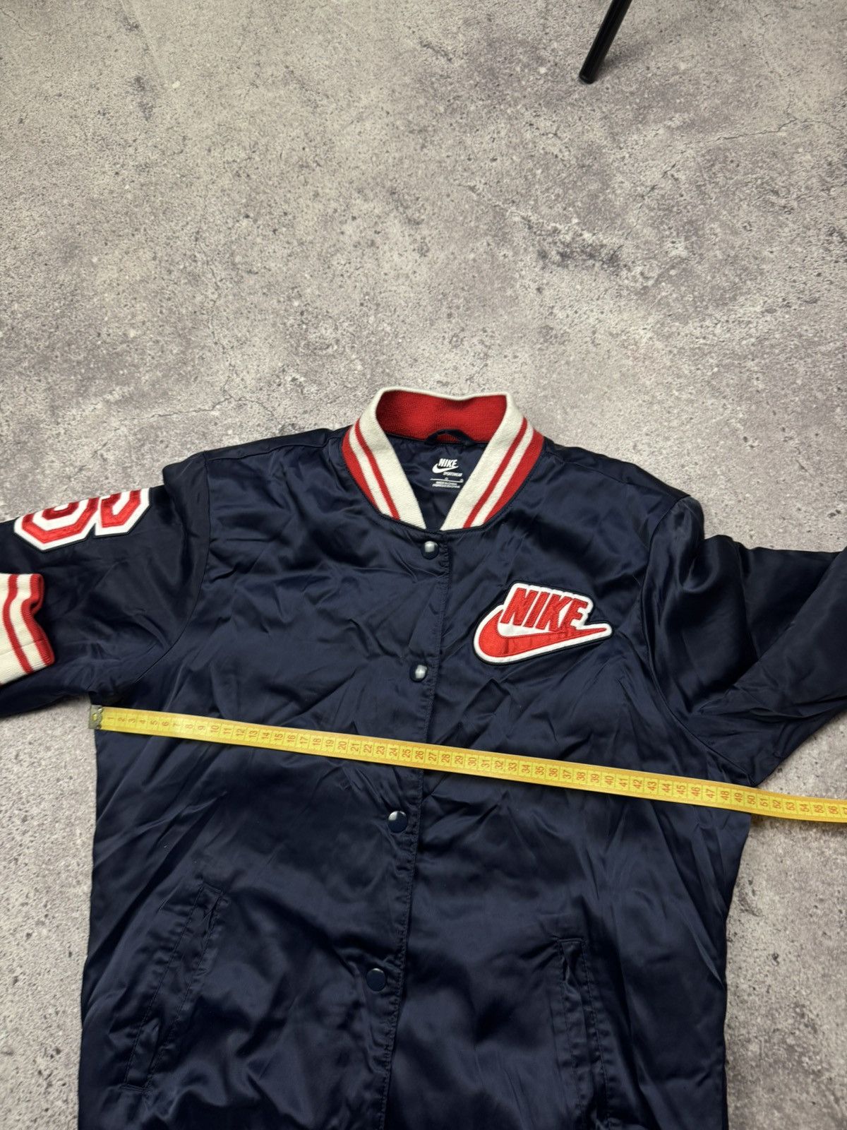 Nike Vintage Nike 90s Y2K Bomber Jacket Big Logo Japanesse Boxy Size US S / EU 44-46 / 1 - 7 Thumbnail