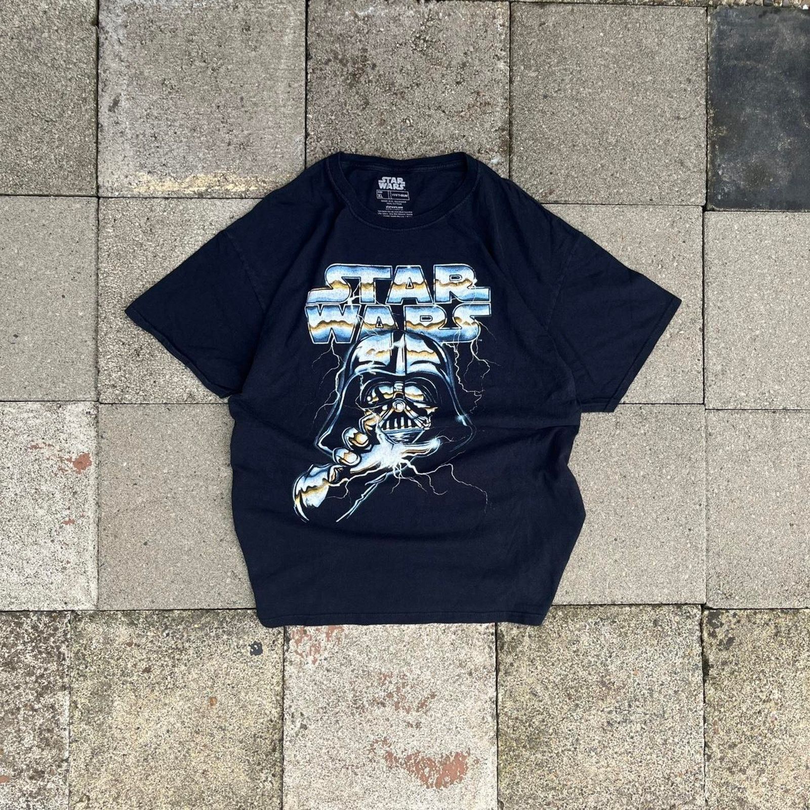 Star Wars Vintage Star Wars Silver Darth Vader Streetwear 3D Choke T Size US XL / EU 56 / 4 - 1 Thumbnail