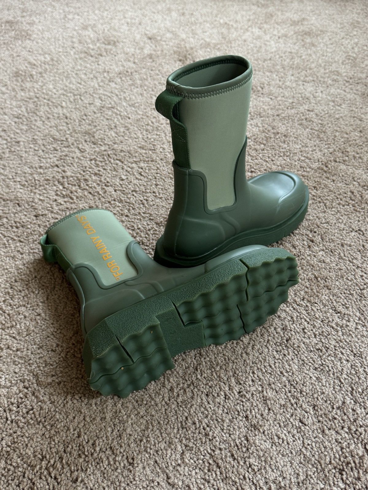 Off-White Off-White “For Rainy Days” Boots Size US 8 / IT 38 - 3 Thumbnail