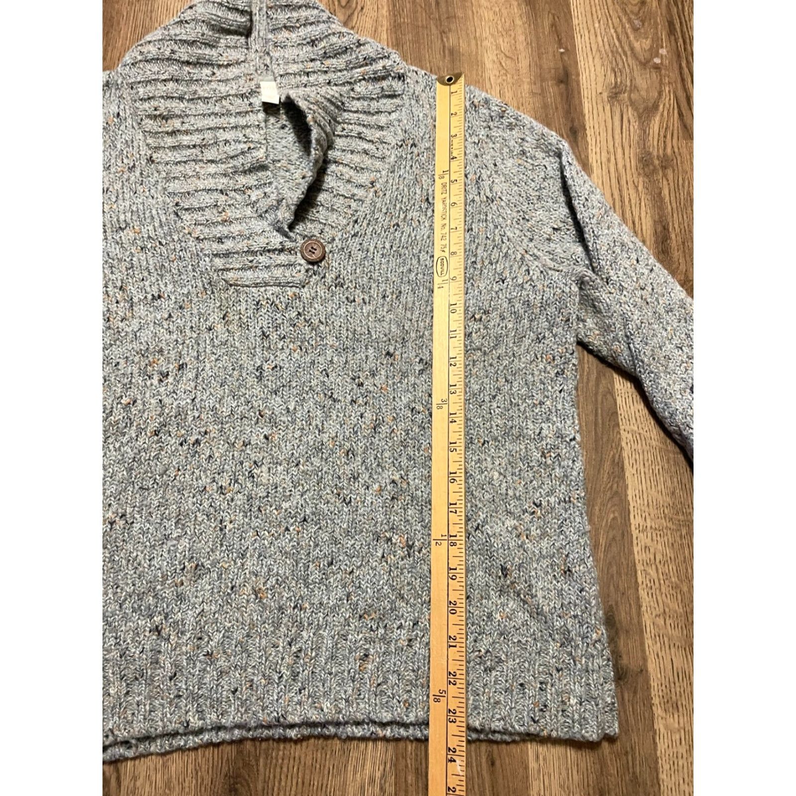 Charter Club Charter Club Sweater Women's XL Pullover Turtleneck Blue Gold Long Sleeve Casual Knit Pullover Womens Size XL / US 12-14 / IT 48-50 - 6 Thumbnail
