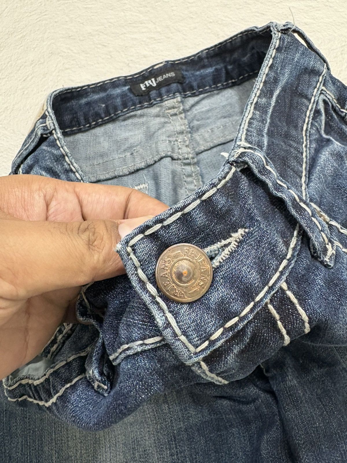 Hysteric Glamour × If Six Was Nine × Le Grande Bleu (L.G.B.) 2000s FRJ japan Denim wash y2k style Size US 33 - 4 Thumbnail
