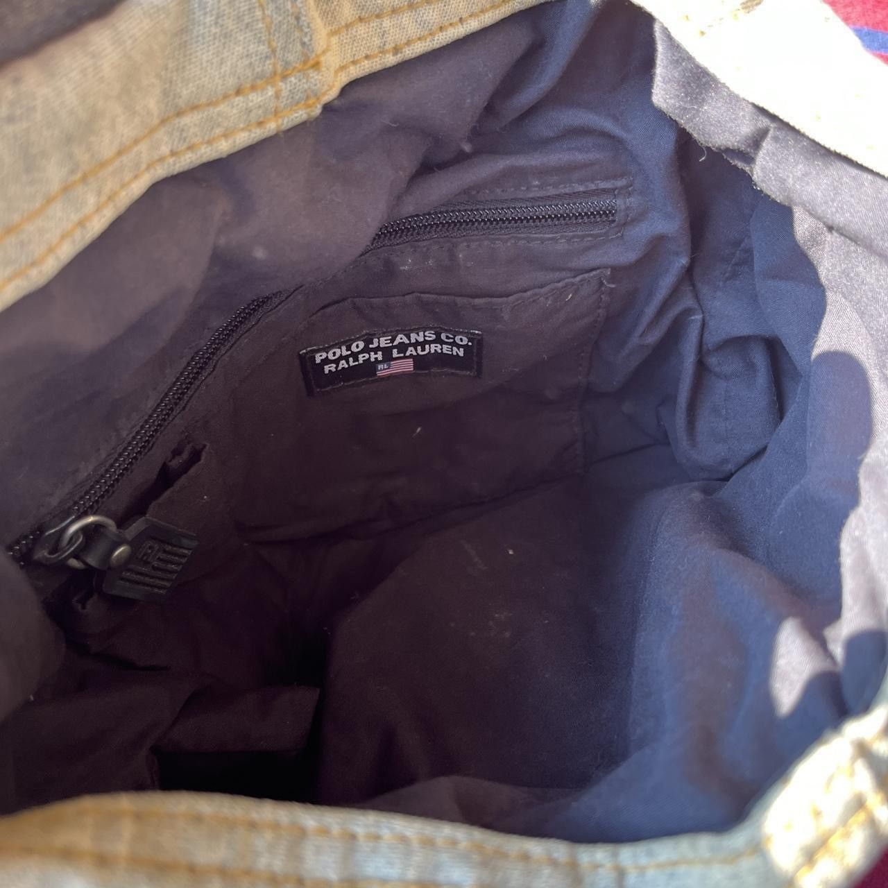 Polo Ralph Lauren Polo Ralph Lauren Rare Vintage acid washed denim backpack Size ONE SIZE - 3 Thumbnail