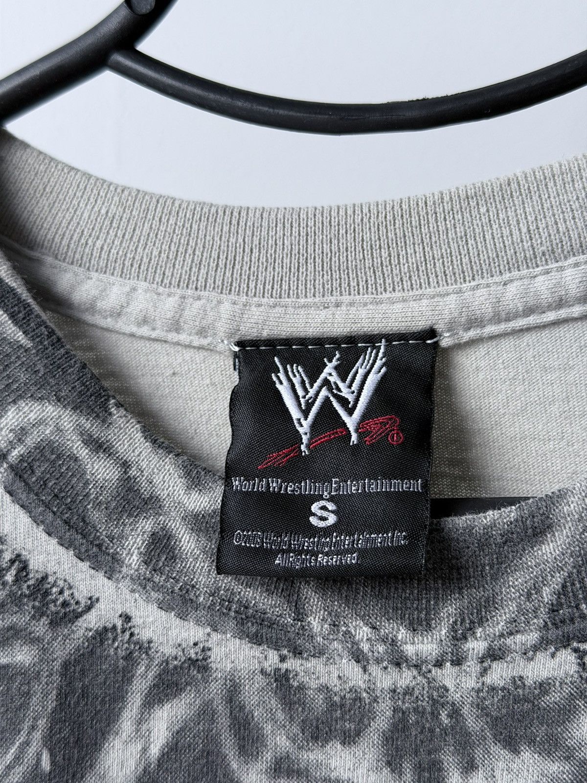 WWE Vintage Y2K 2008 Undertaker WWE Wrestling AOP T-Shirt Tee Size US S / EU 44-46 / 1 - 4 Thumbnail