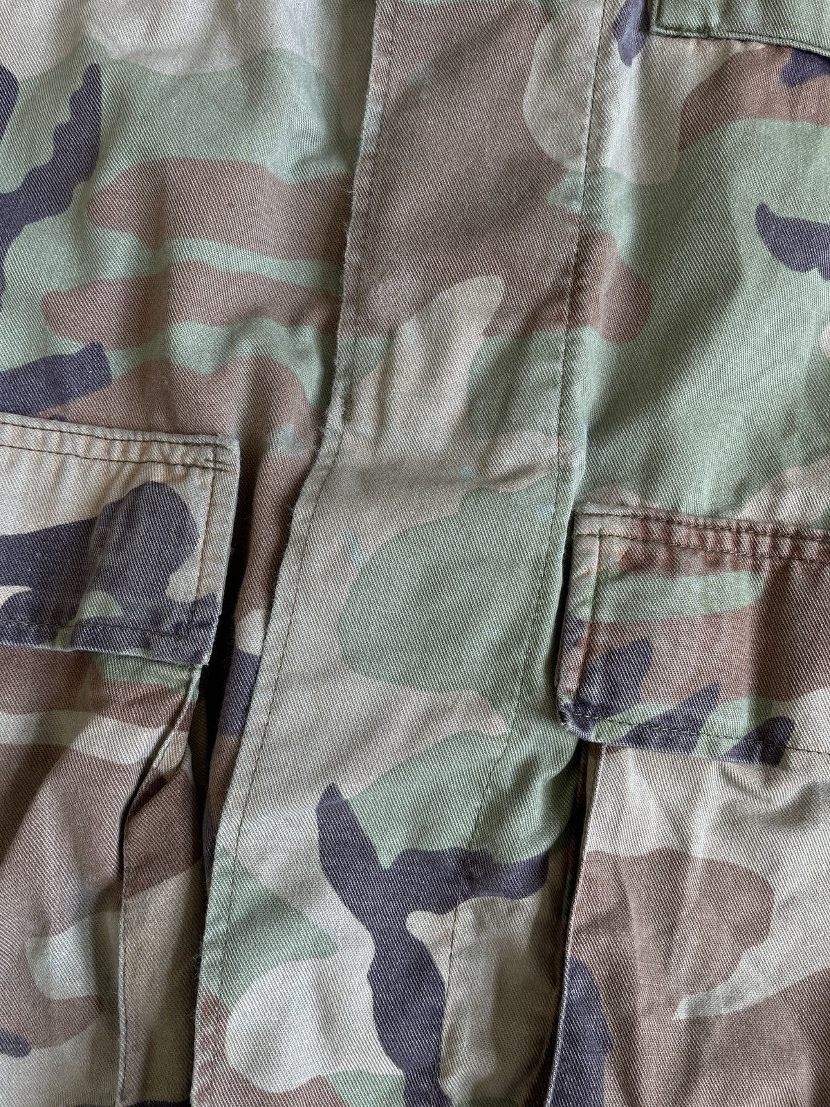 Vintage Vintage faded US military M81 woodland camo field jacket Size US S / EU 44-46 / 1 - 8 Thumbnail