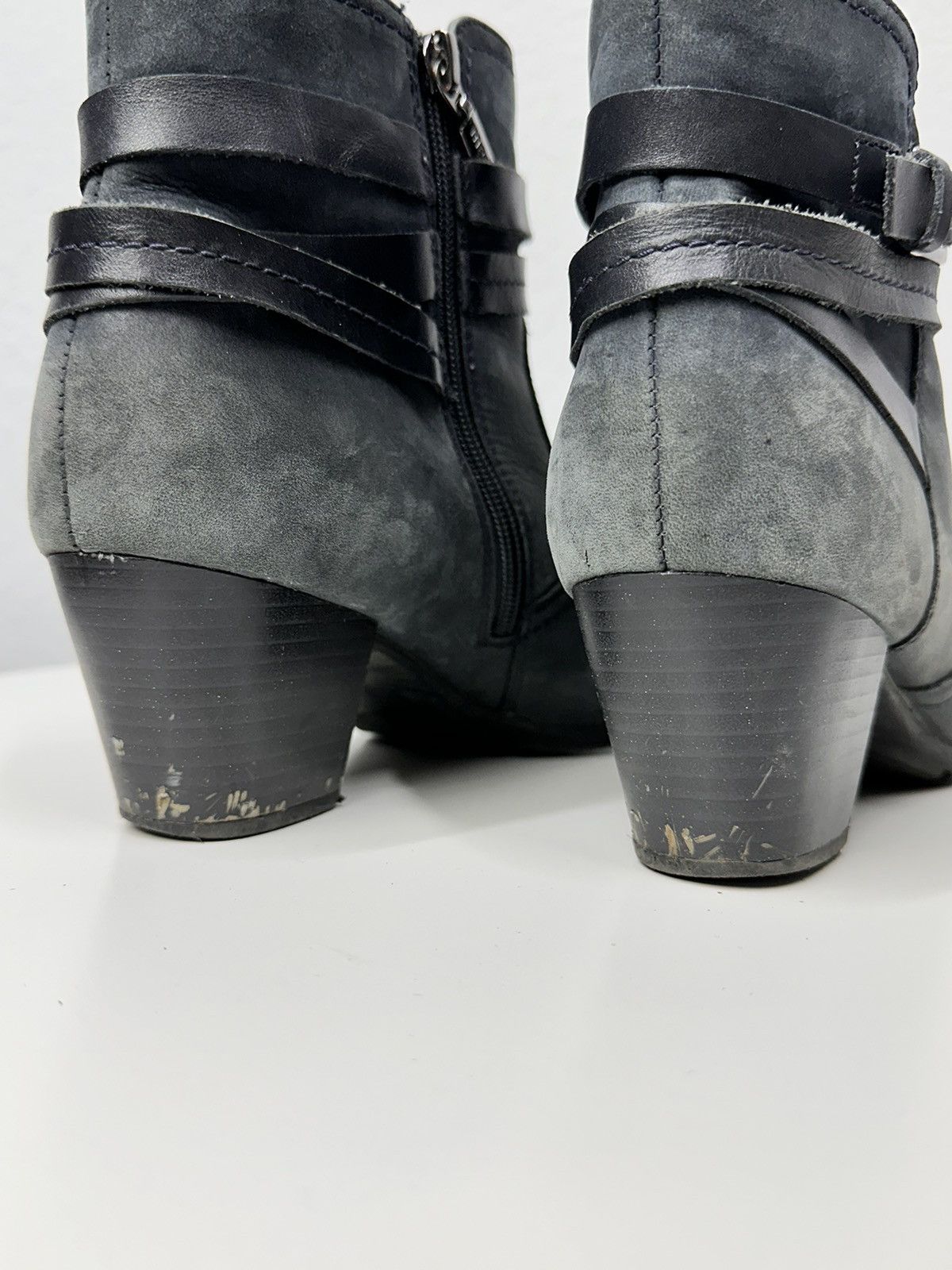 A.S.98 WOW😻 A.S.98 BEIGE LEATHER ANKLE WESTERN VINTAGE ISSEY MIYAKE Size US 8 / EU 41 - 9 Thumbnail