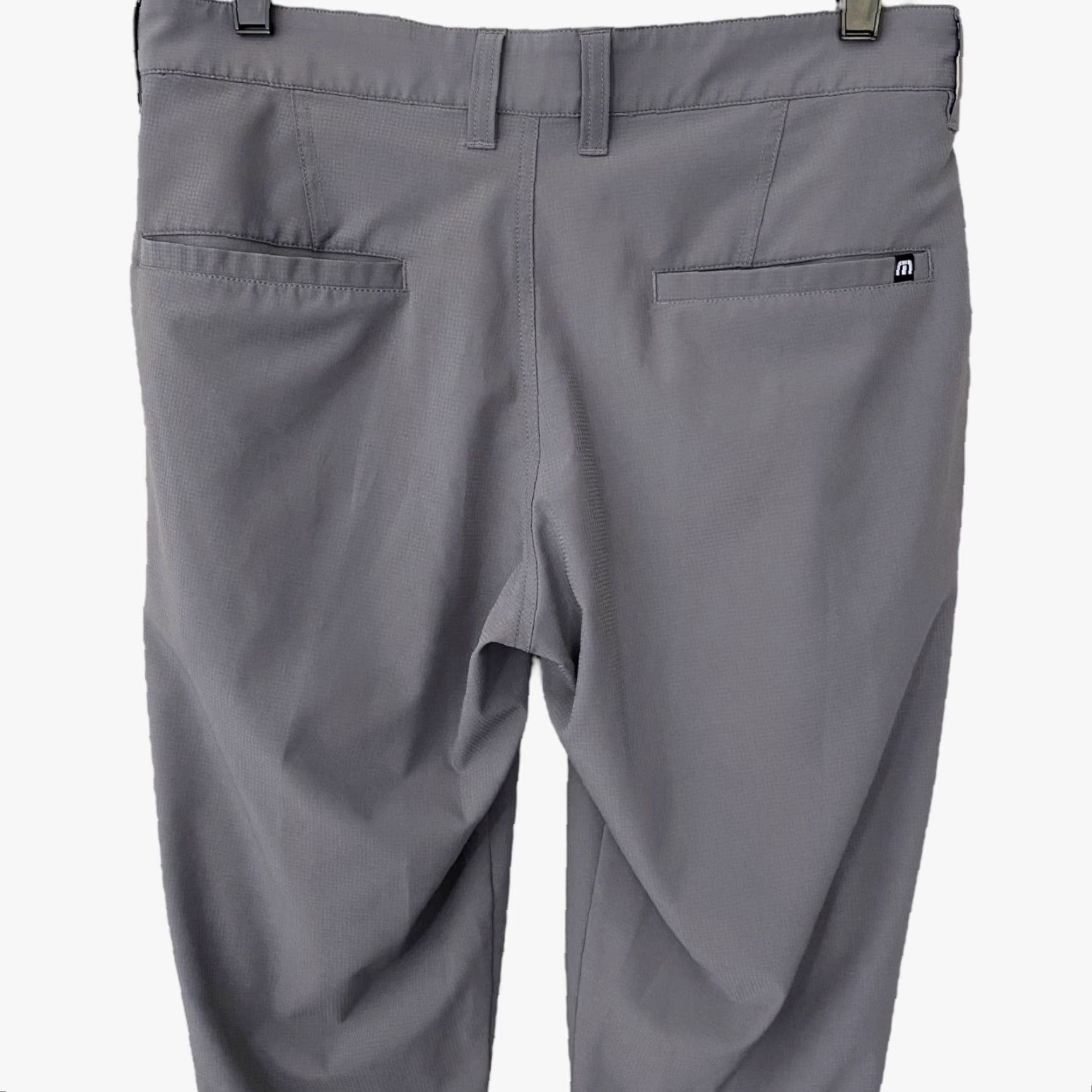 TravisMathew Travis Mathew Performance Chino Pants Gray Men's W30 Straight-Leg Golf Trousers Size US 30 / EU 46 - 5 Thumbnail