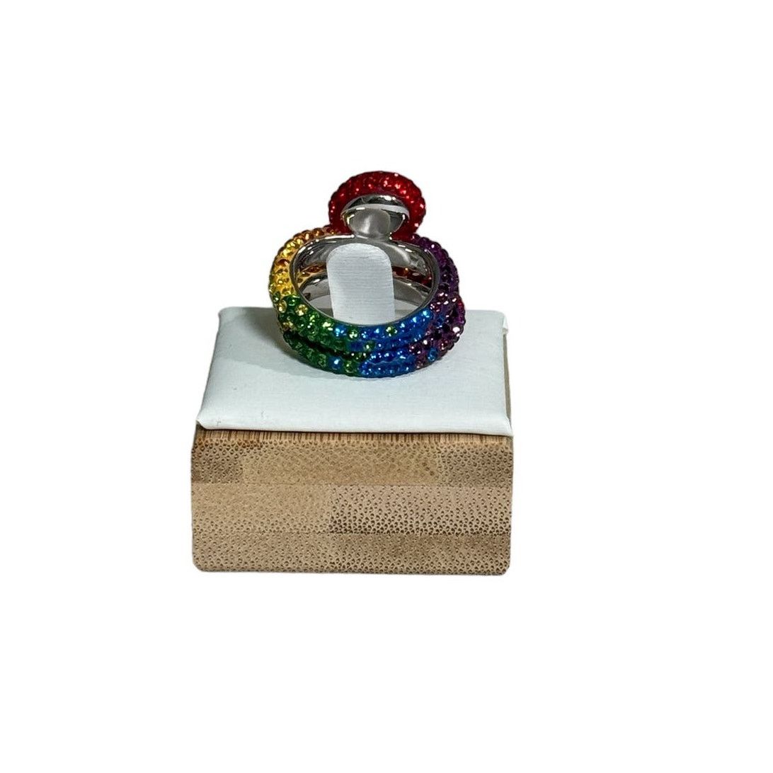 Swarovski Swarovski Atelier Tigris ring Set (2)size52/6 Rhodium plated Size ONE SIZE - 13 Thumbnail