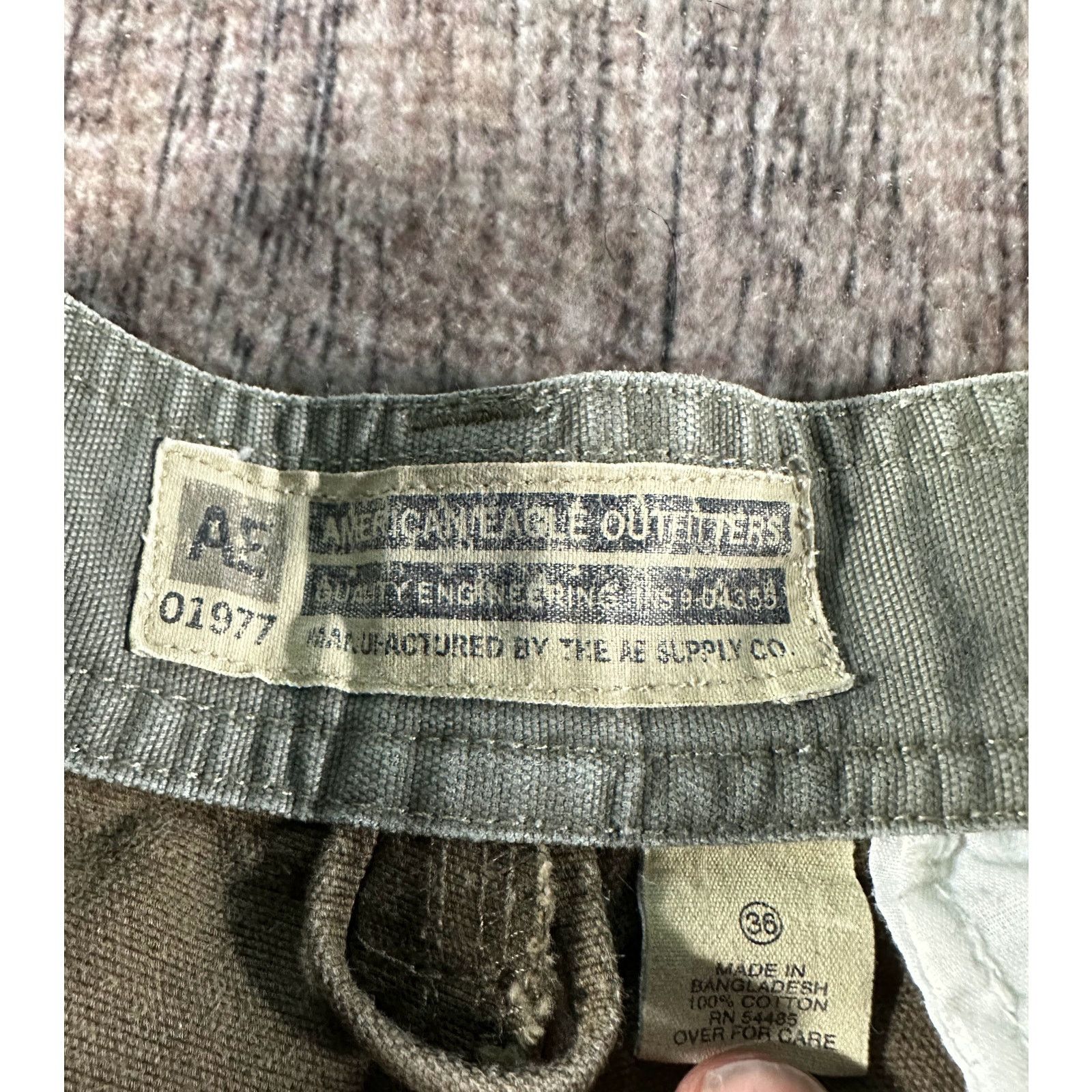 American Eagle Outfitters American Eagle Mens Brown Military Cargo Shorts Size 36 Army Size US 36 / EU 52 - 5 Thumbnail