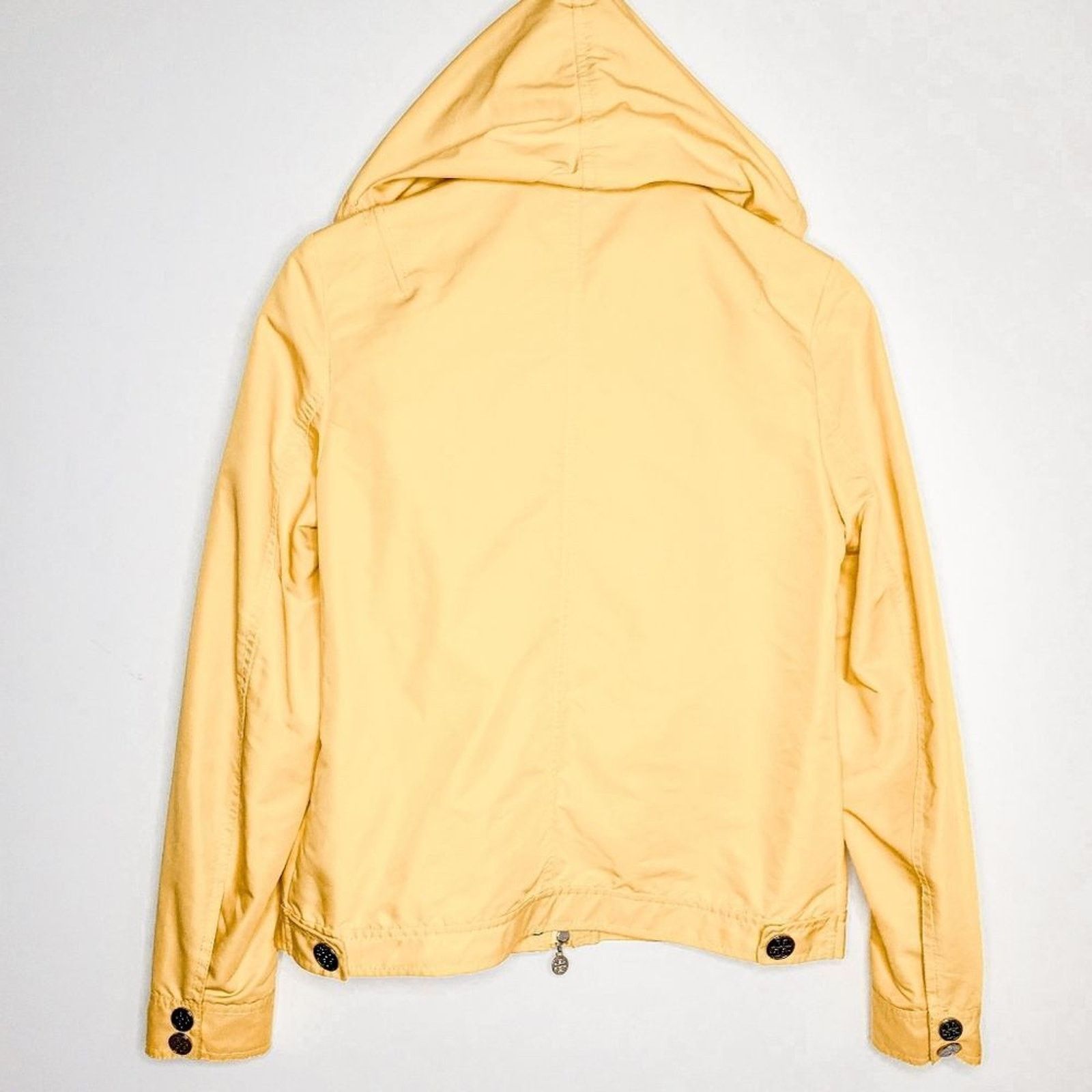 Tory Burch Tory Burch Yellow Rain Jacket Cargo Pocket Logo Coat Sz 6 Size M / US 6-8 / IT 42-44 - 3 Thumbnail