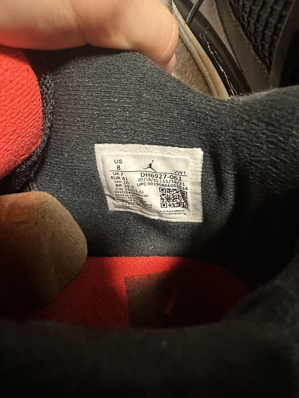 Nike Jordan 4 Infrared Size US 8 / EU 41 - 10 Thumbnail