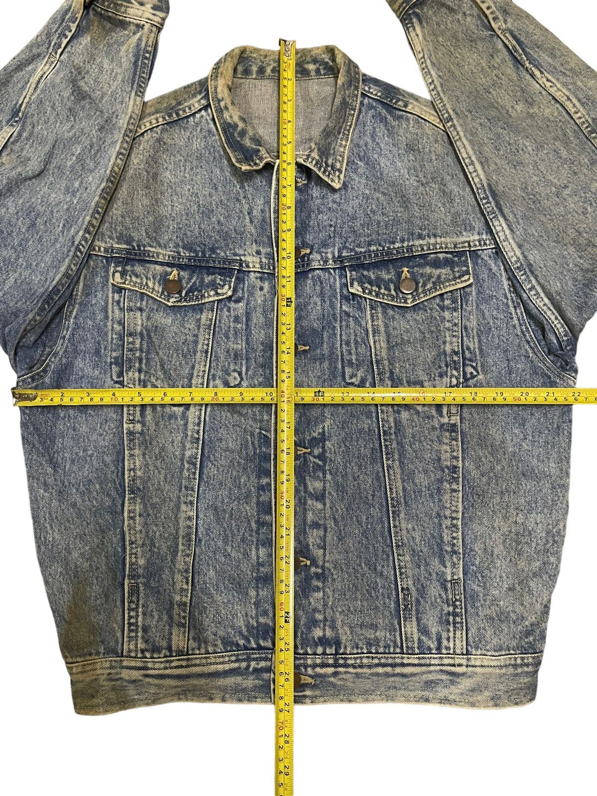 Japanese Brand Vintage Japanese Brand Acid Wash Style Denim Jacket Size US M / EU 48-50 / 2 - 10 Thumbnail