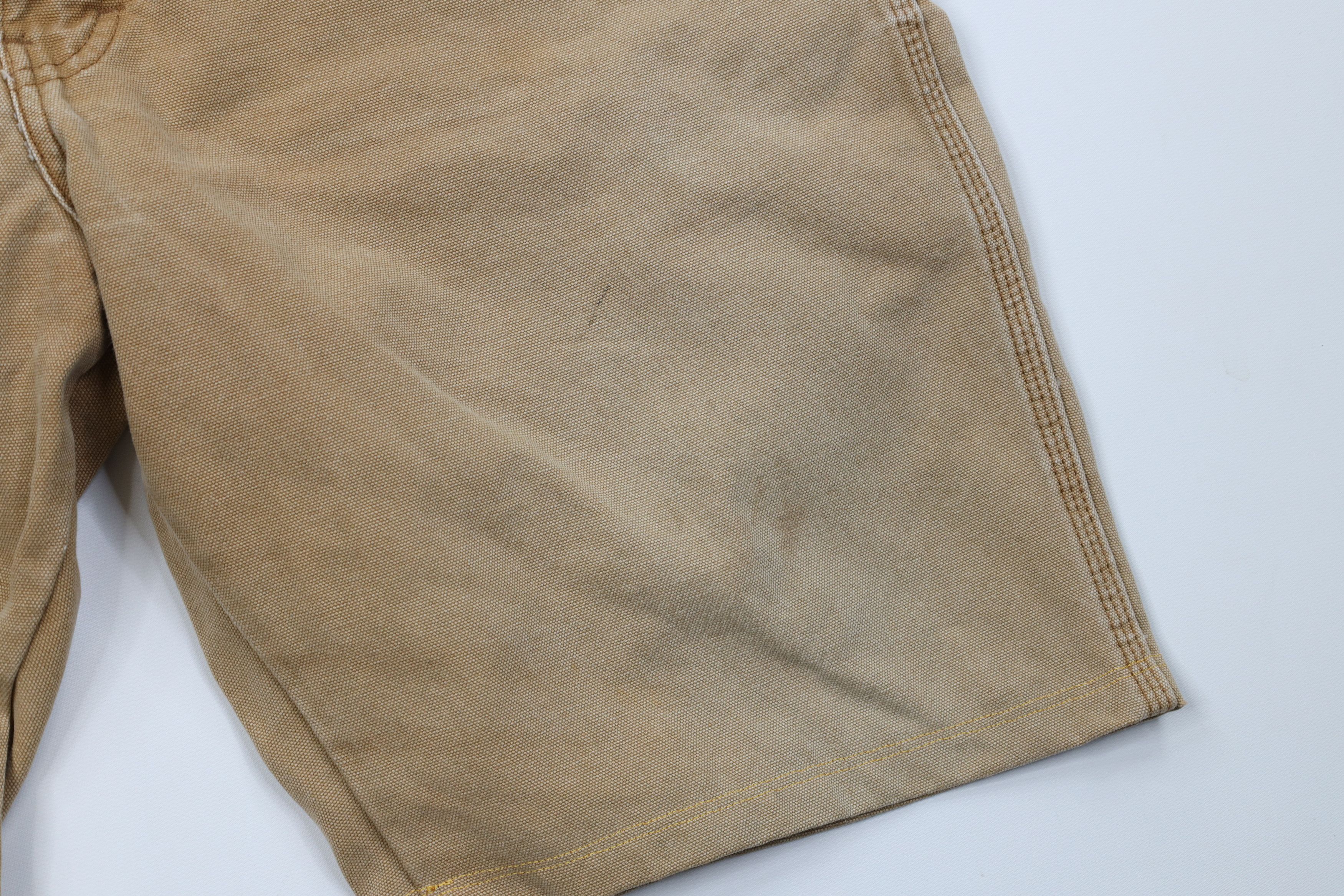 Dickies Vintage 90s Y2K Dickies Dungaree Workwear Shorts Brown Size US 36 / EU 52 - 6 Thumbnail