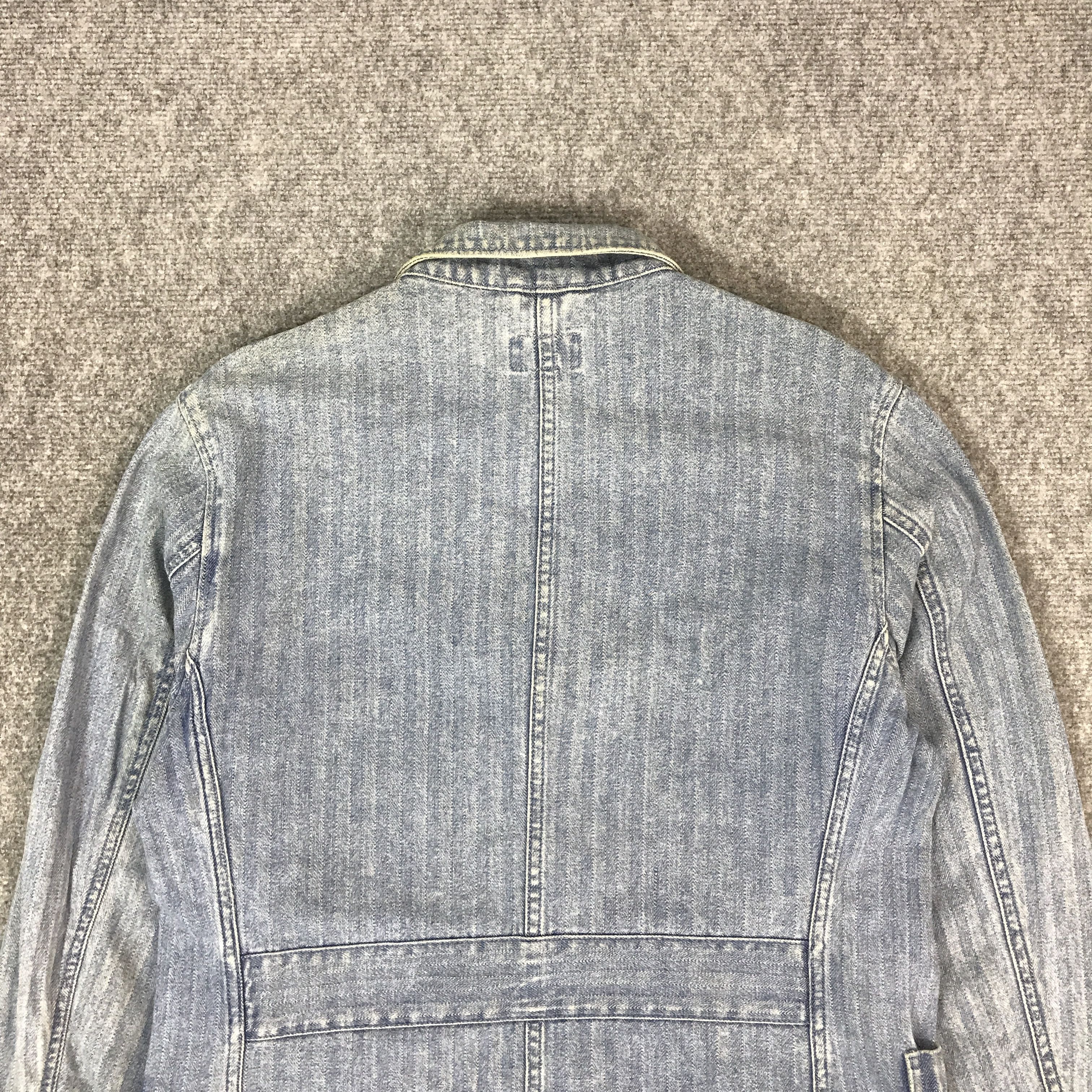 Smith's American SMITHS AMERICAN DENIM BUTTON JACKET Size US M / EU 48-50 / 2 - 4 Thumbnail