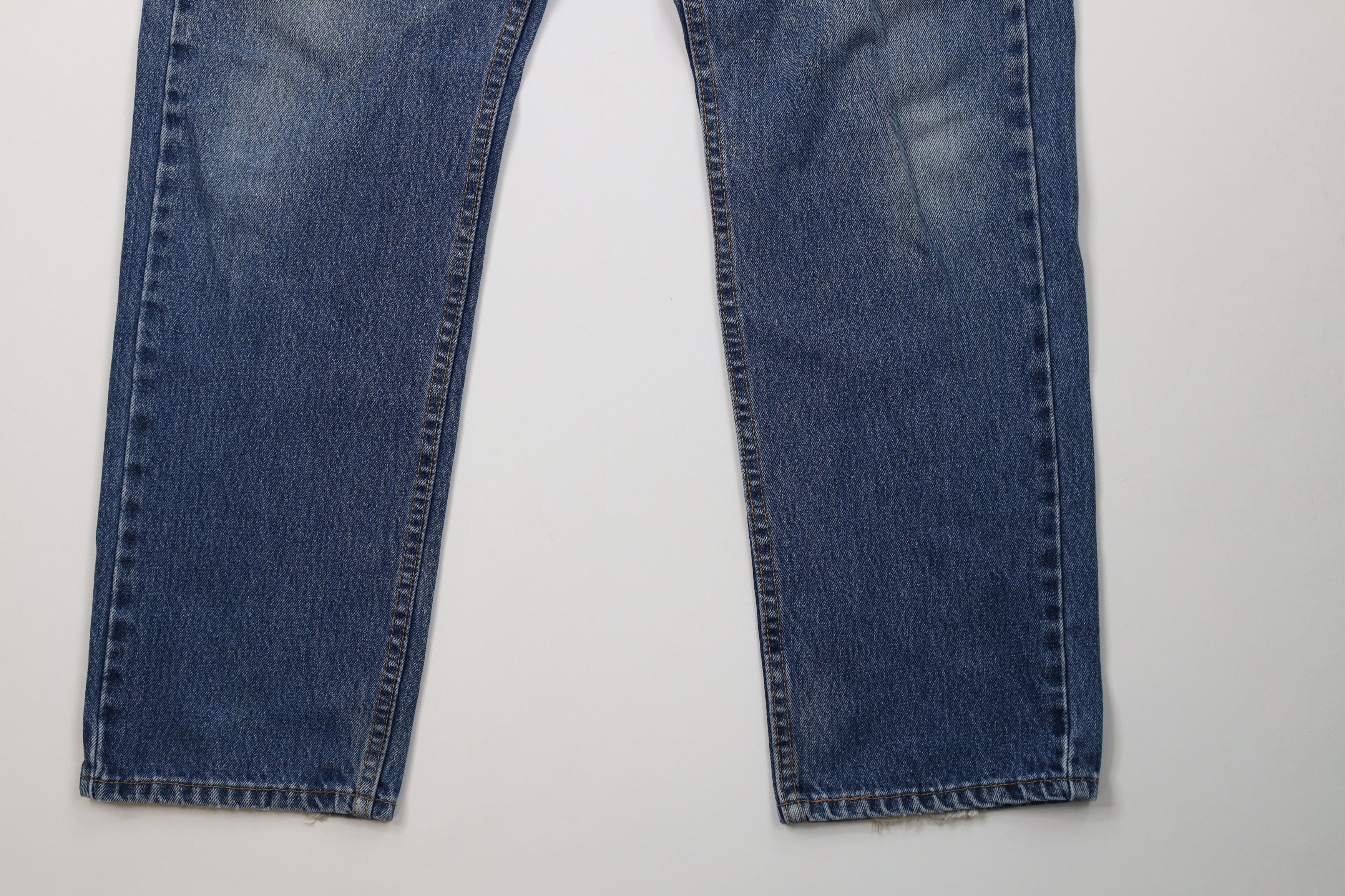 Levi's Vintage Y2K Levis 505 Regular Straight Leg Denim Jeans Size US 36 / EU 52 - 4 Thumbnail