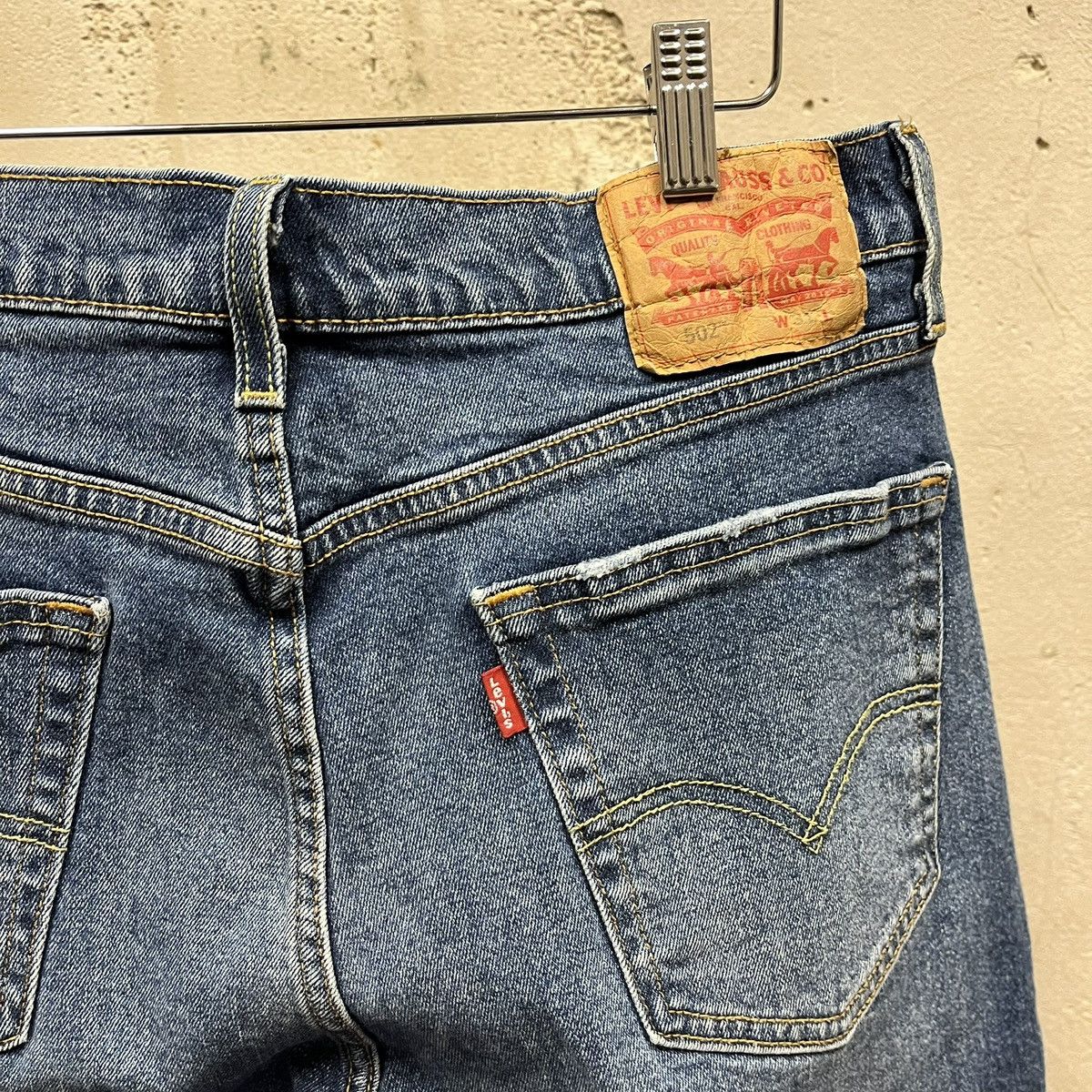 Levi's Levis 502 Casual Denim Jort Jean Denim Shorts 31 32x11.5 Size US 31 - 4 Thumbnail