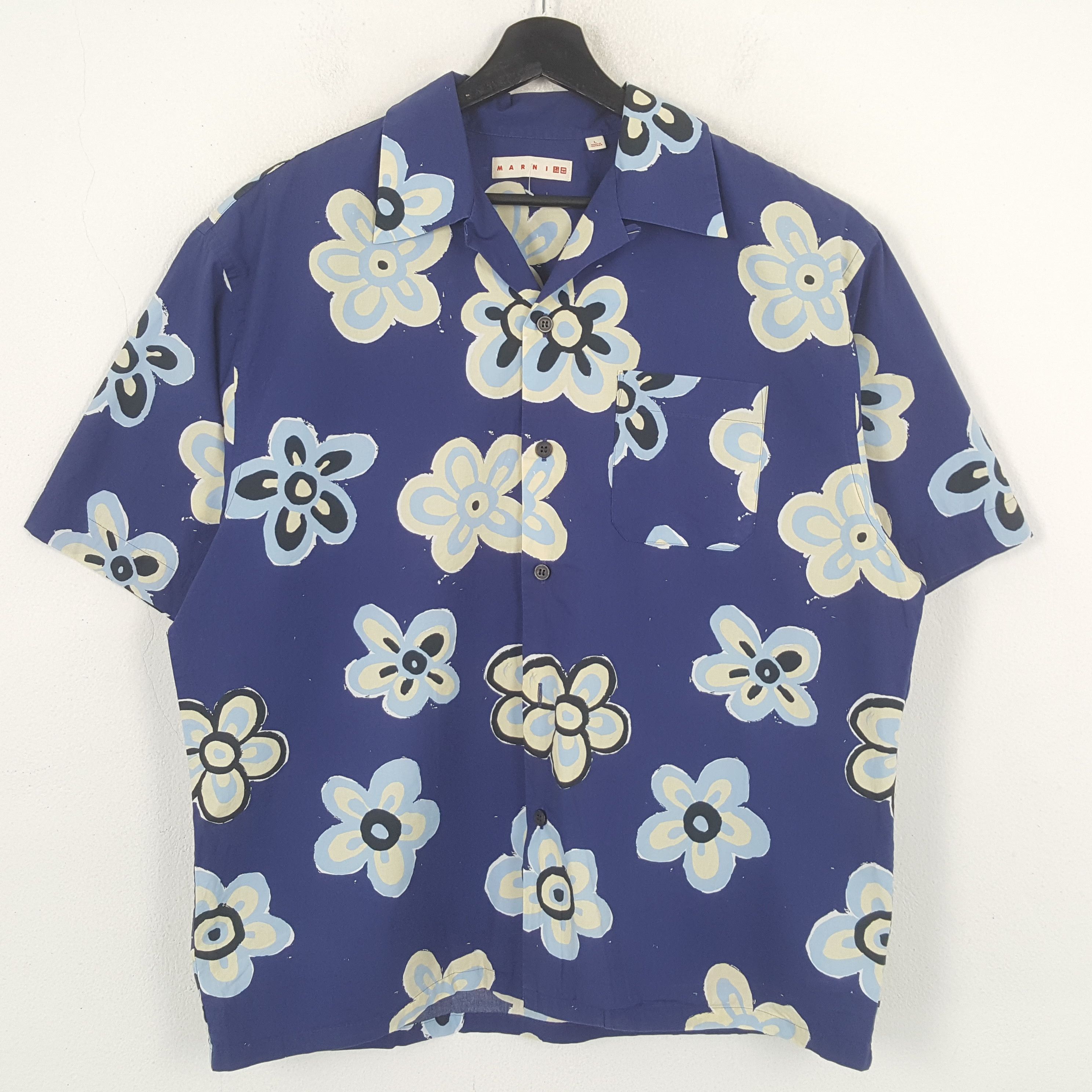 Marni × Uniqlo × Vintage Marni X Japanese Brand Fashion Style Shirt C276N64 Size US L / EU 52-54 / 3 - 1 Thumbnail
