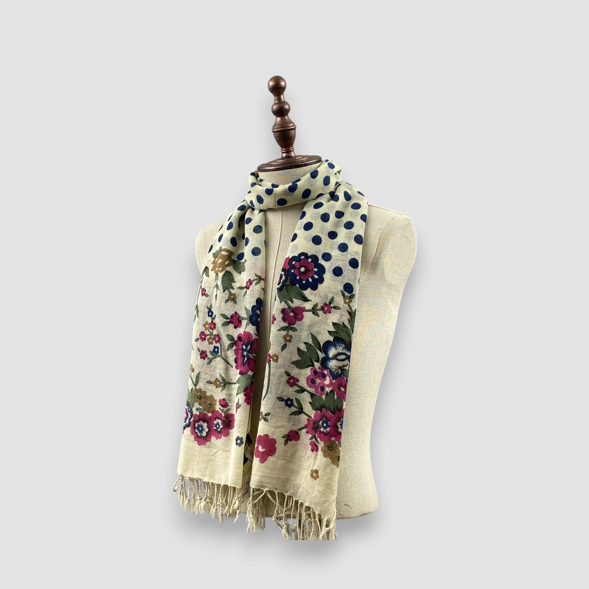 Vintage Glen Prince Scarf Muffler Wool Shawl Wraps Scarves