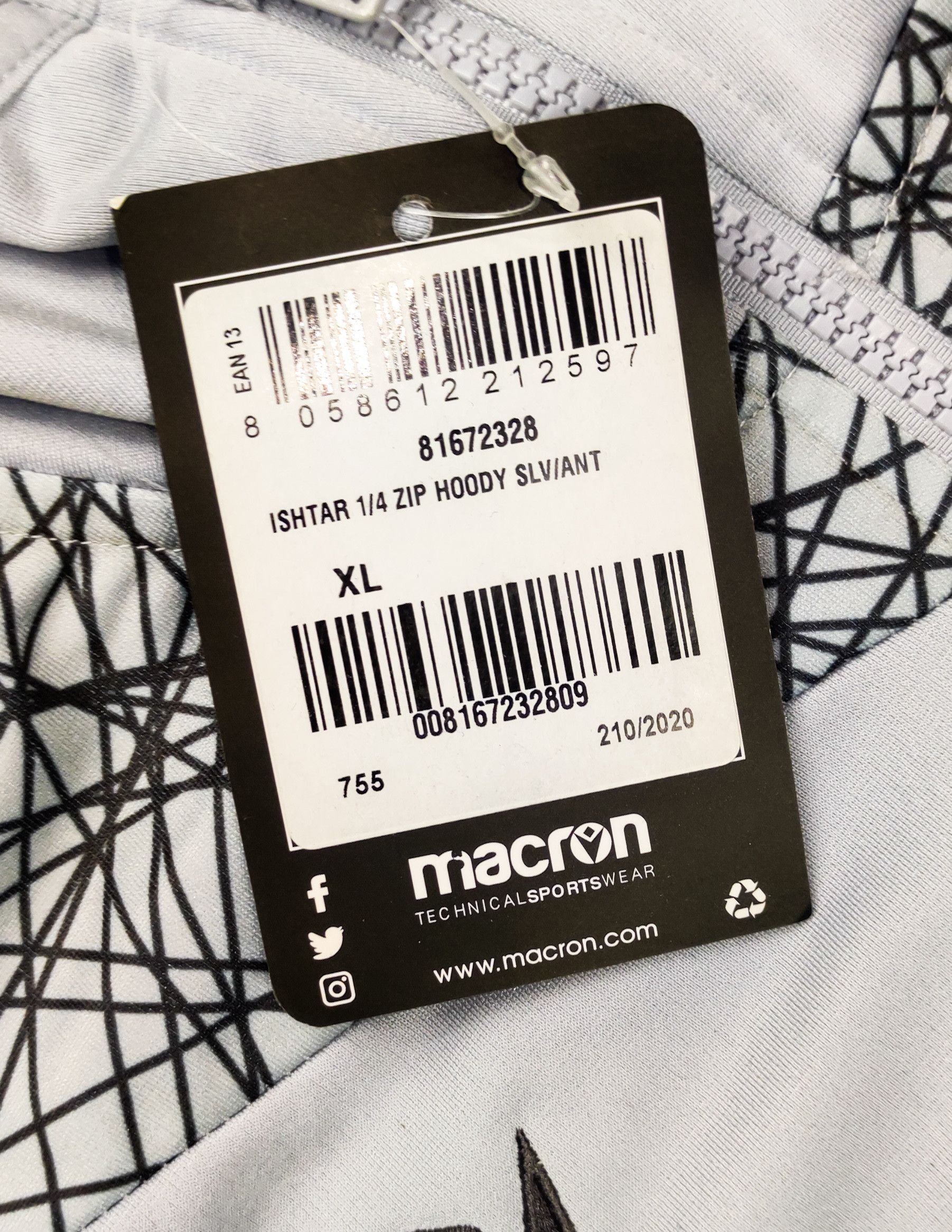 Macron BNWT Dundee United Macron 1/4 Zip Jacket Track Jacket Size US XL / EU 56 / 4 - 4 Thumbnail