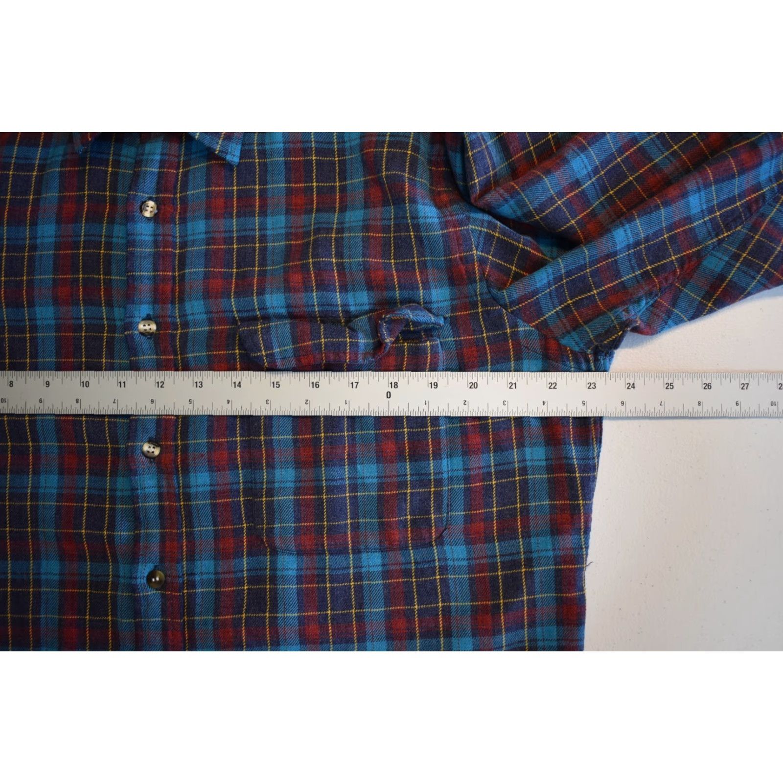 Sears VINTAGE Sears Roebuck Single Needle Tailoring Flannel Shirt Mens Fits Medium Shirt Size US M / EU 48-50 / 2 - 5 Thumbnail