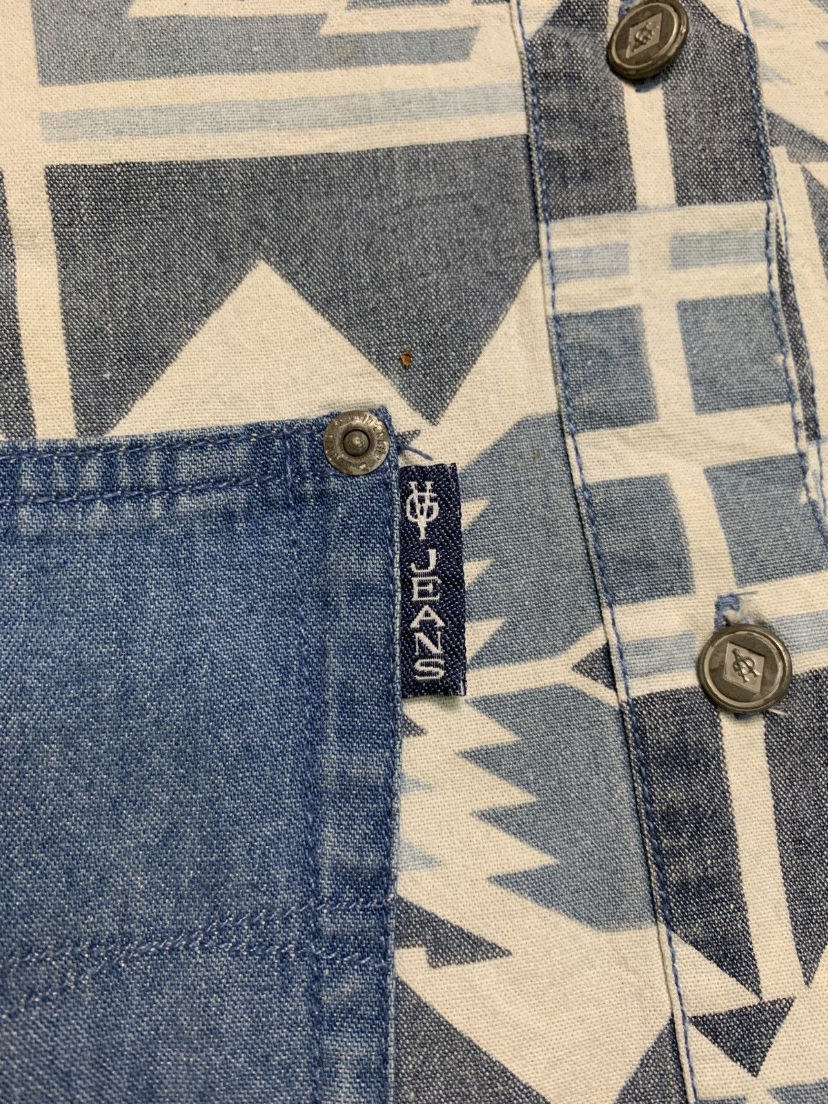 Gloria Vanderbilt Rare Design Gloria Vanderbilt Soft Denim Button Up Shirts Size S / US 4 / IT 40 - 8 Thumbnail
