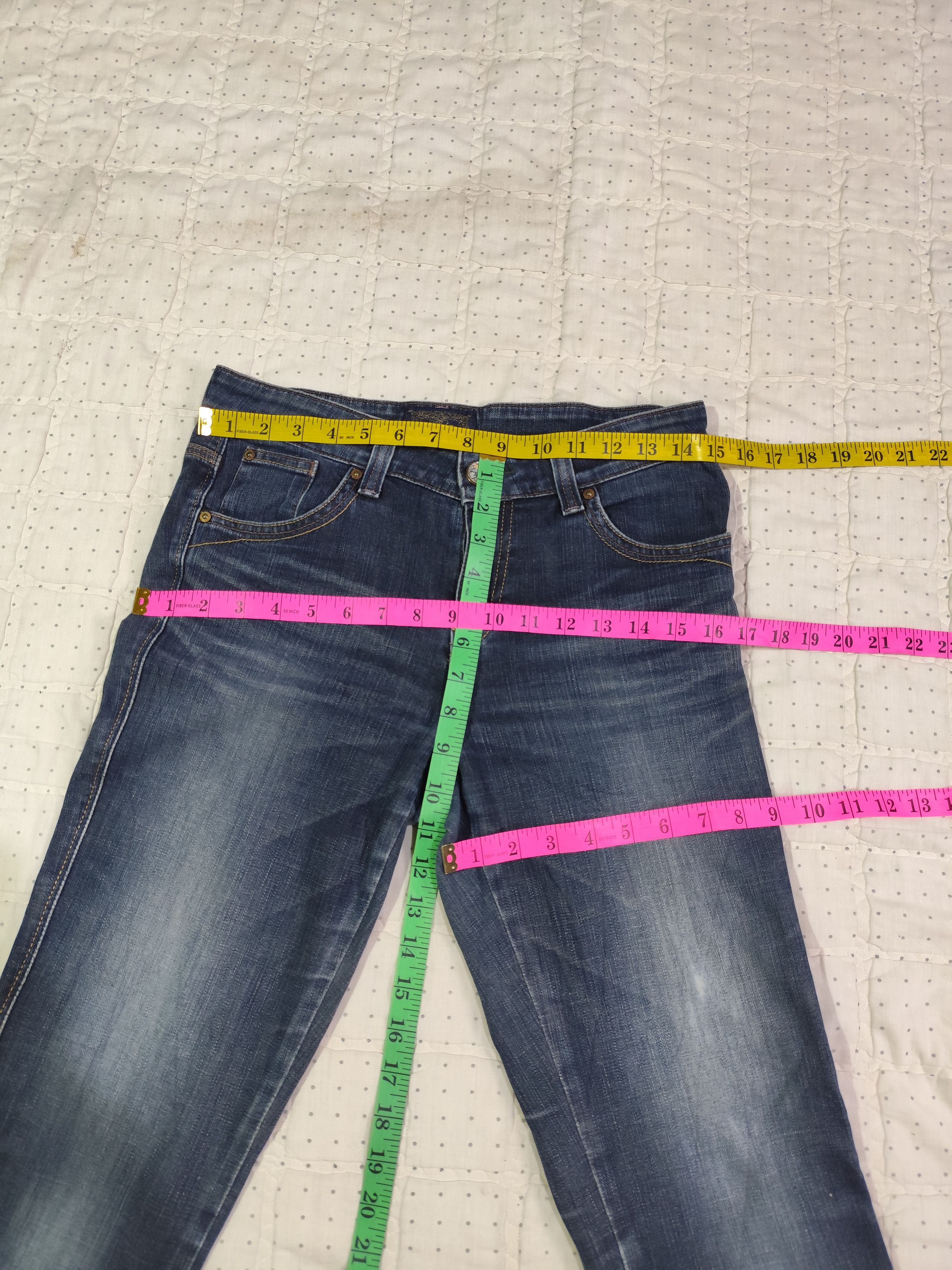 Edwin Vintage Edwin Vienus Flared Washed Denim J023 Size 30" / US 8 / IT 44 - 19 Thumbnail