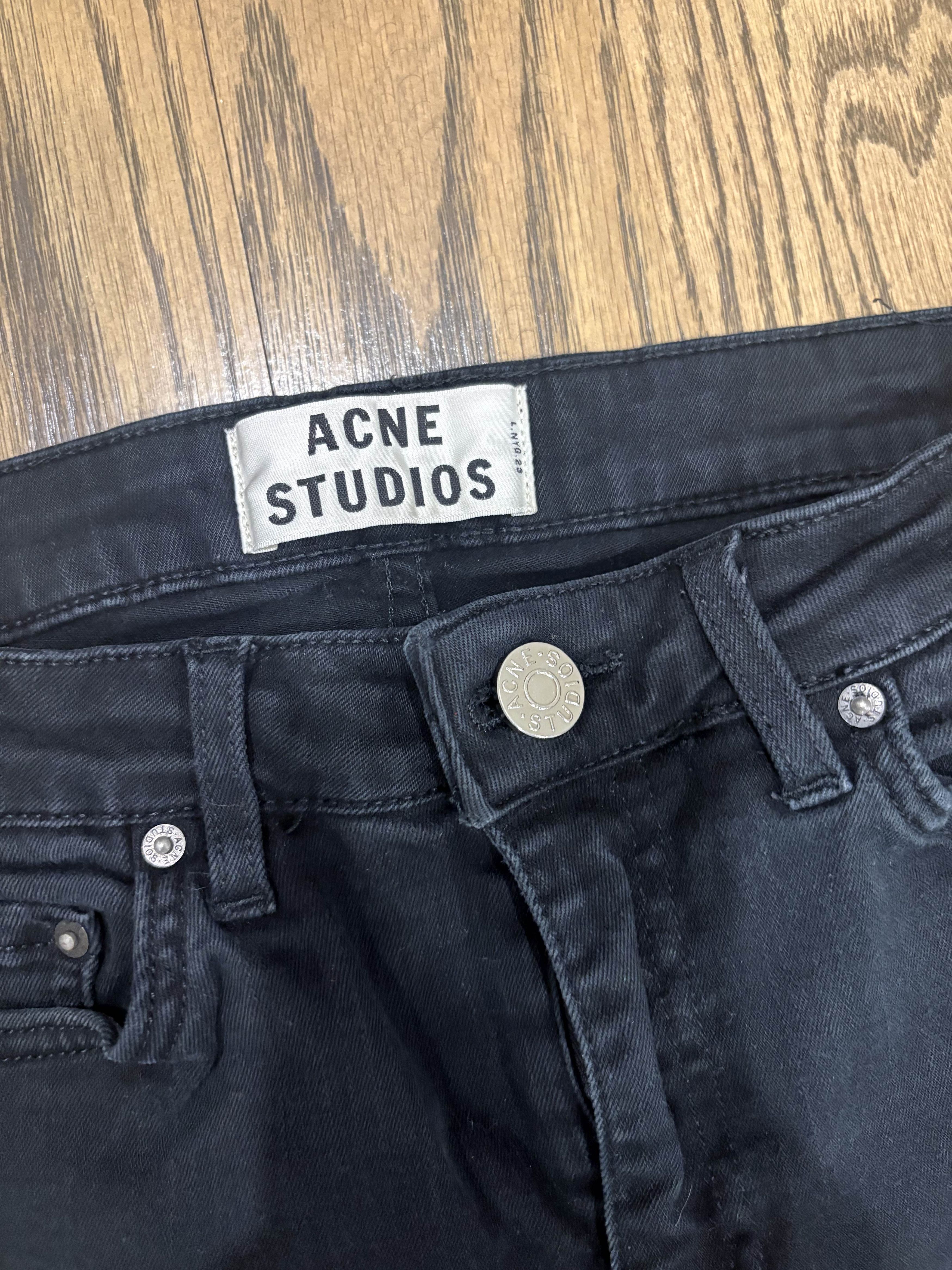 Acne Studios Acne Studios 'Skin 5' Black Denim Size 28" / US 6 / IT 42 - 4 Thumbnail