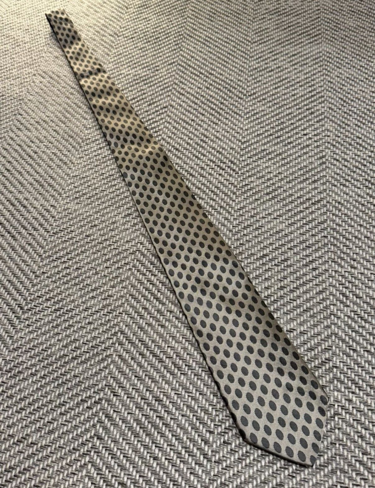Jean Paul Gaultier Jean Paul Gaultier Metal Perforated Polka Dot Tie K24 Size ONE SIZE - 2 Thumbnail
