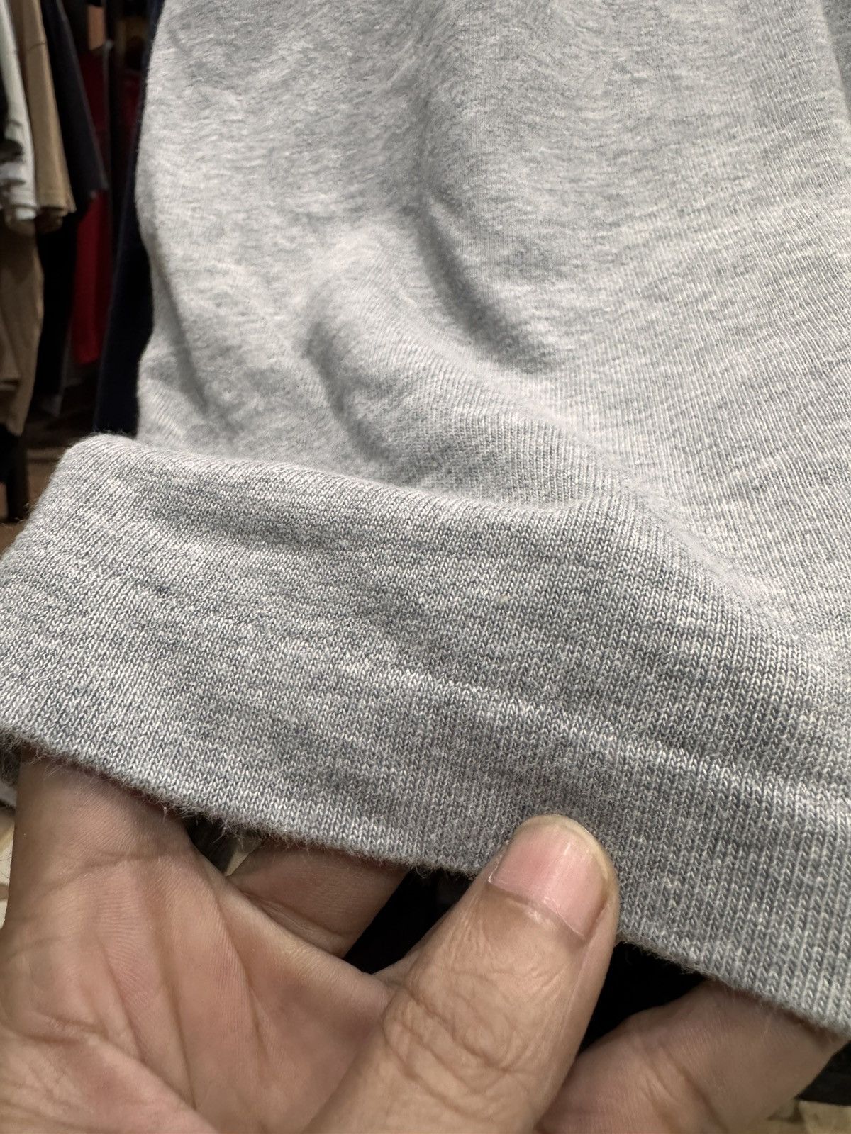 Burberry Prorsum 80s Burberrys USA Prorsum Knight Raglan Sweatshirt Grey Navy Size US M / EU 48-50 / 2 - 9 Thumbnail