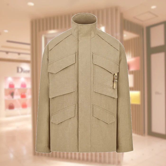 image of Dior O1W1Db10124 Parkas In Brown, Men's (Size Large)