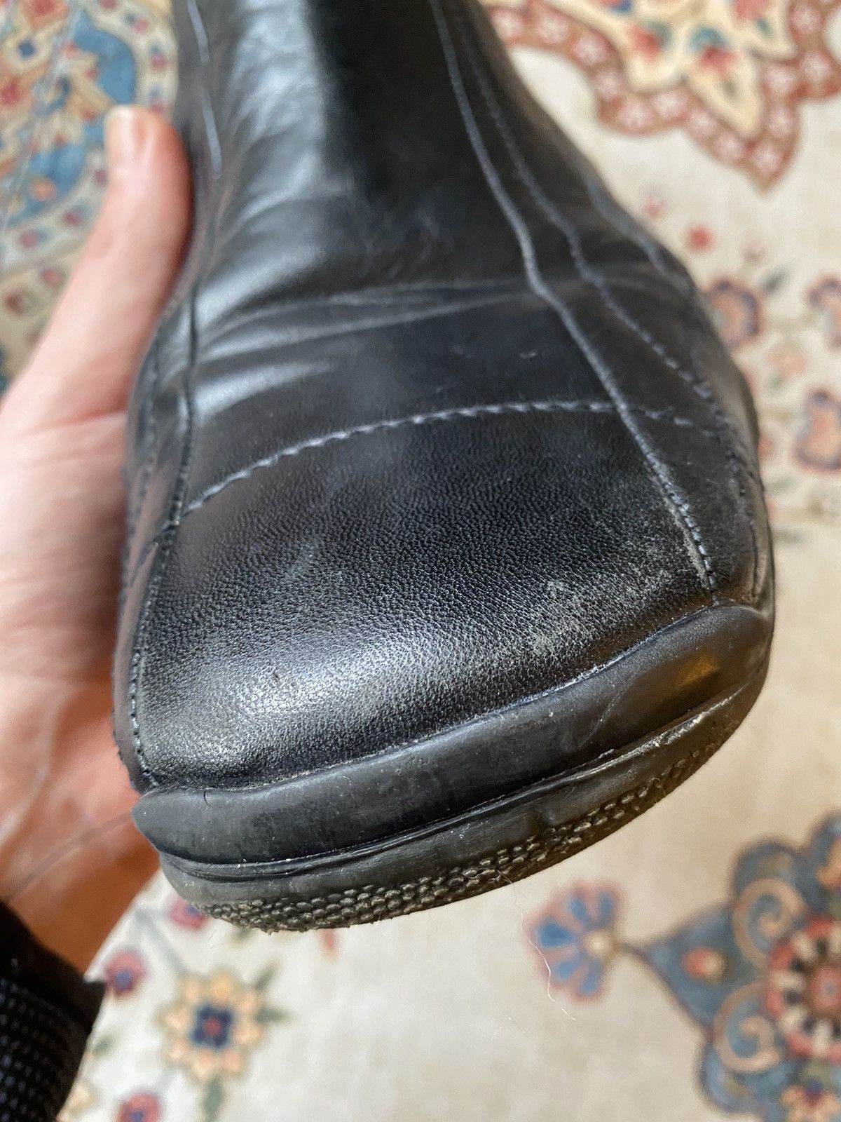 Vintage Prada Archive High-top Leather Boots