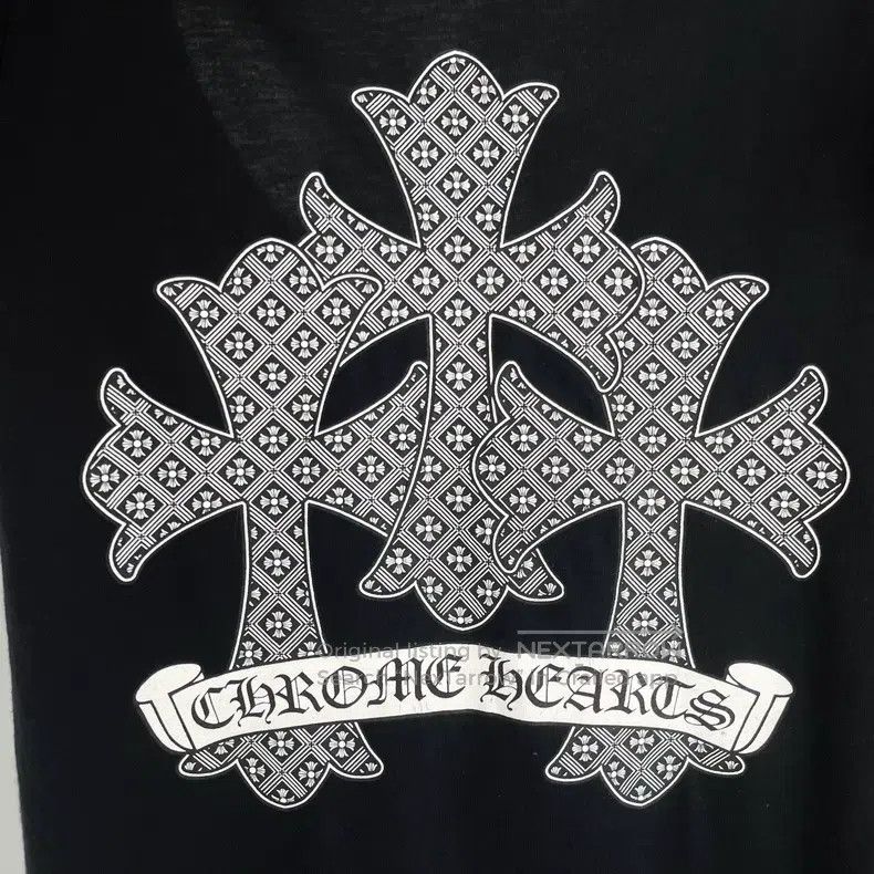 Chrome Hearts CHROME HEARTS Size S Black full printed cross stripes three Size US S / EU 44-46 / 1 - 5 Thumbnail