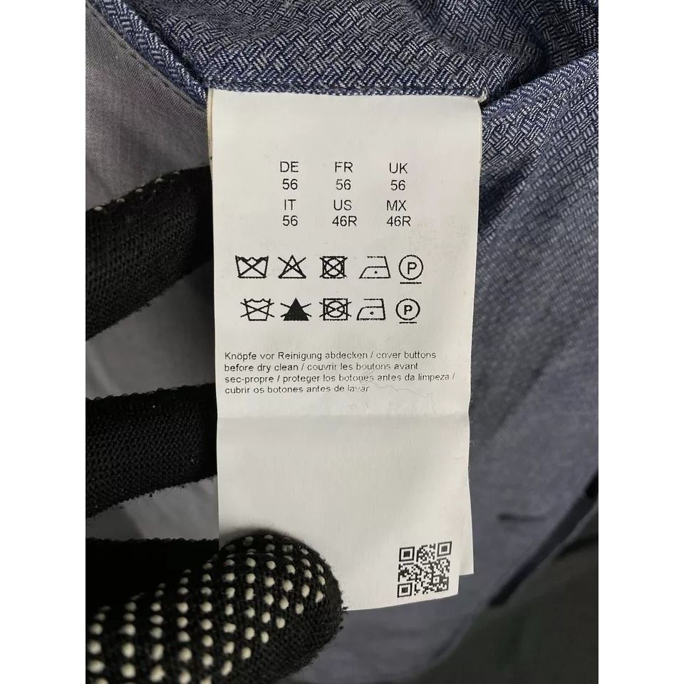 Hugo Boss Hugo Boss Men's Blue Summer Blazer Sportcoat Jacket Size 56 Size 54R - 9 Thumbnail