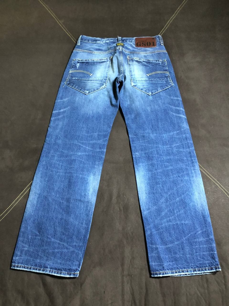 G-Star G Star Jeans Mens Blue Denim Straight Leg Size US 30 / EU 46 - 15 Thumbnail