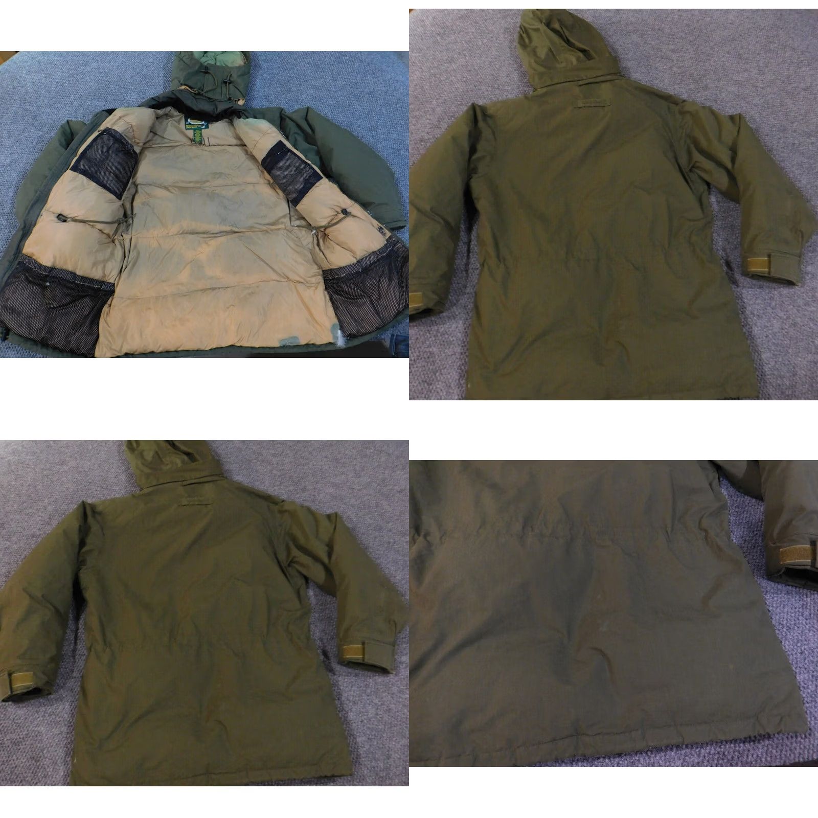 Vintage Cabela's Jacket Men M Green Parka Down Insulation Removable Hood Logo Canvas Zip Mid-Length Casual Winter Fall Size US M / EU 48-50 / 2 - 8 Thumbnail