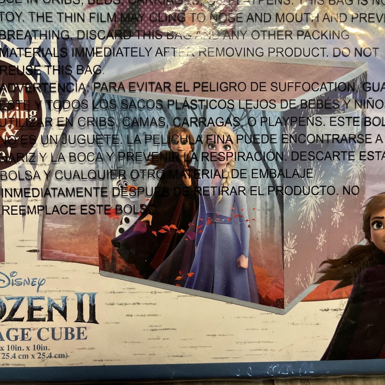 Disney Disney Frozen 2 Collapsible Storage Cube 10in x 10in x 10in Size ONE SIZE - 2 Thumbnail