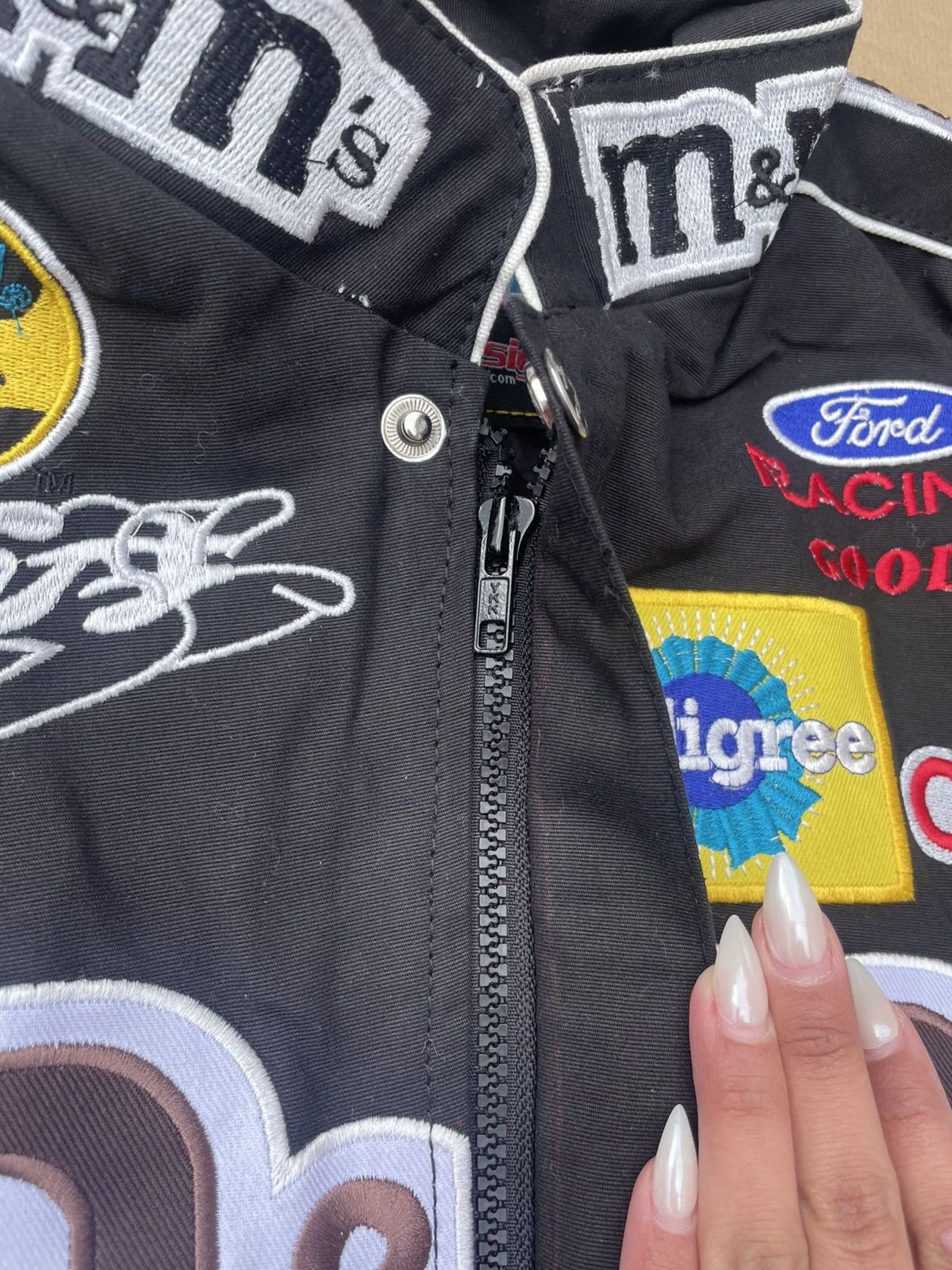 NASCAR × Vintage 🆘Rare🆘 Vintage JH Design M&M's NASCAR racing jacket Size US M / EU 48-50 / 2 - 15 Thumbnail