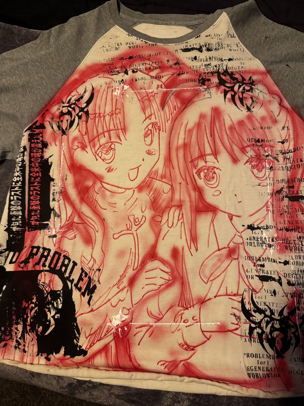 Other Problem6oy 1/1 Custom Fate/Stay Night Airbrushed Shirt Size US L / EU 52-54 / 3 - 2 Thumbnail