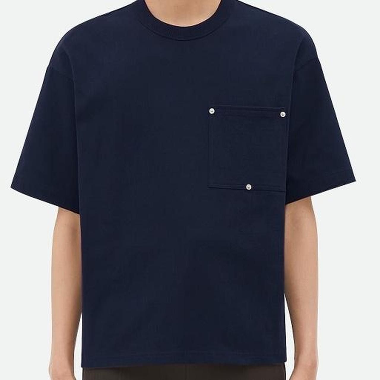 Bottega Veneta Men's Heavy Japanese Jersey Pocket T-Shirt