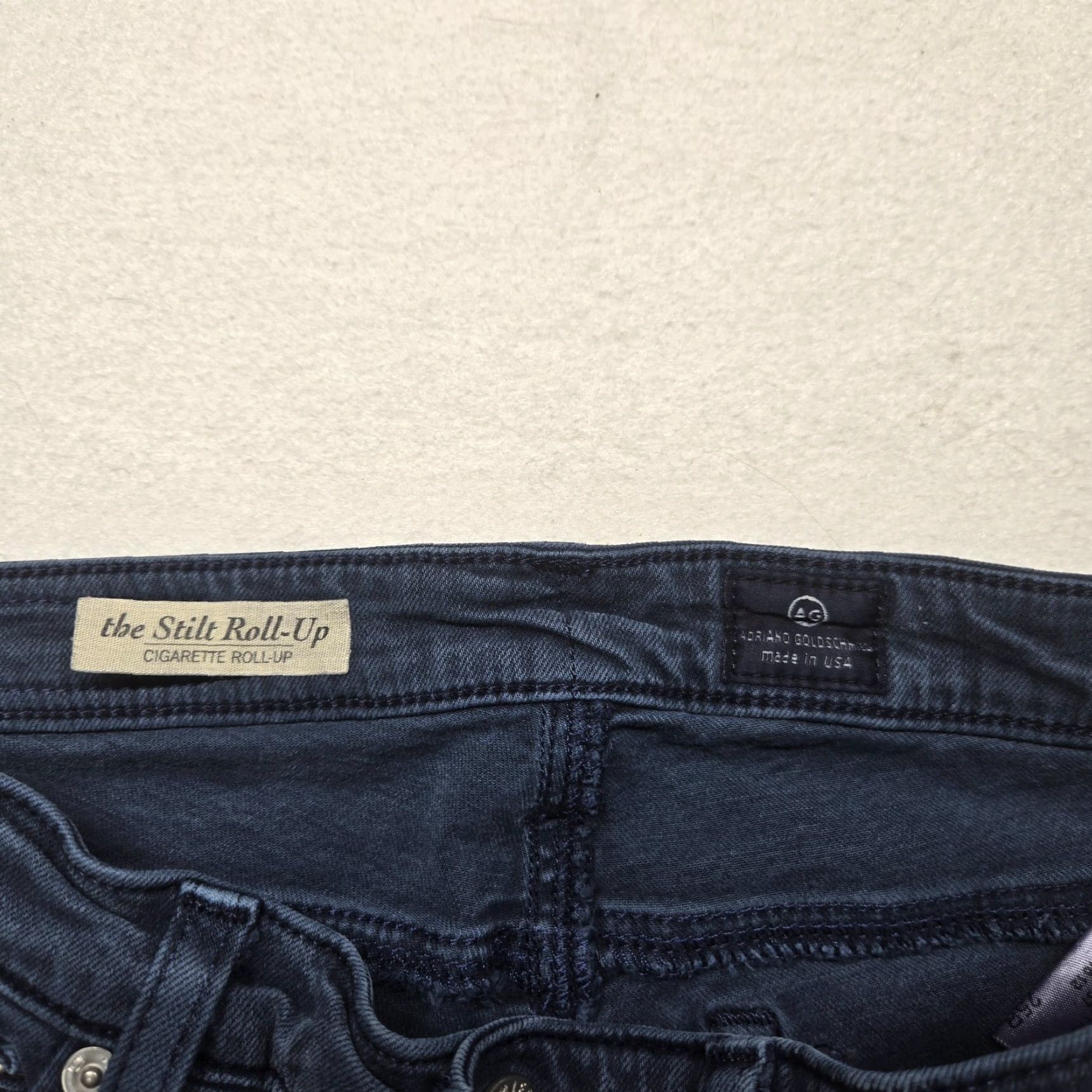 Vintage Adriano Goldschmied Jeans Women’s 25R The Stilt Cigarette Dark Wash Blue Skinny Adult Female Winter 90s? Size 42" / US 20 - 3 Thumbnail
