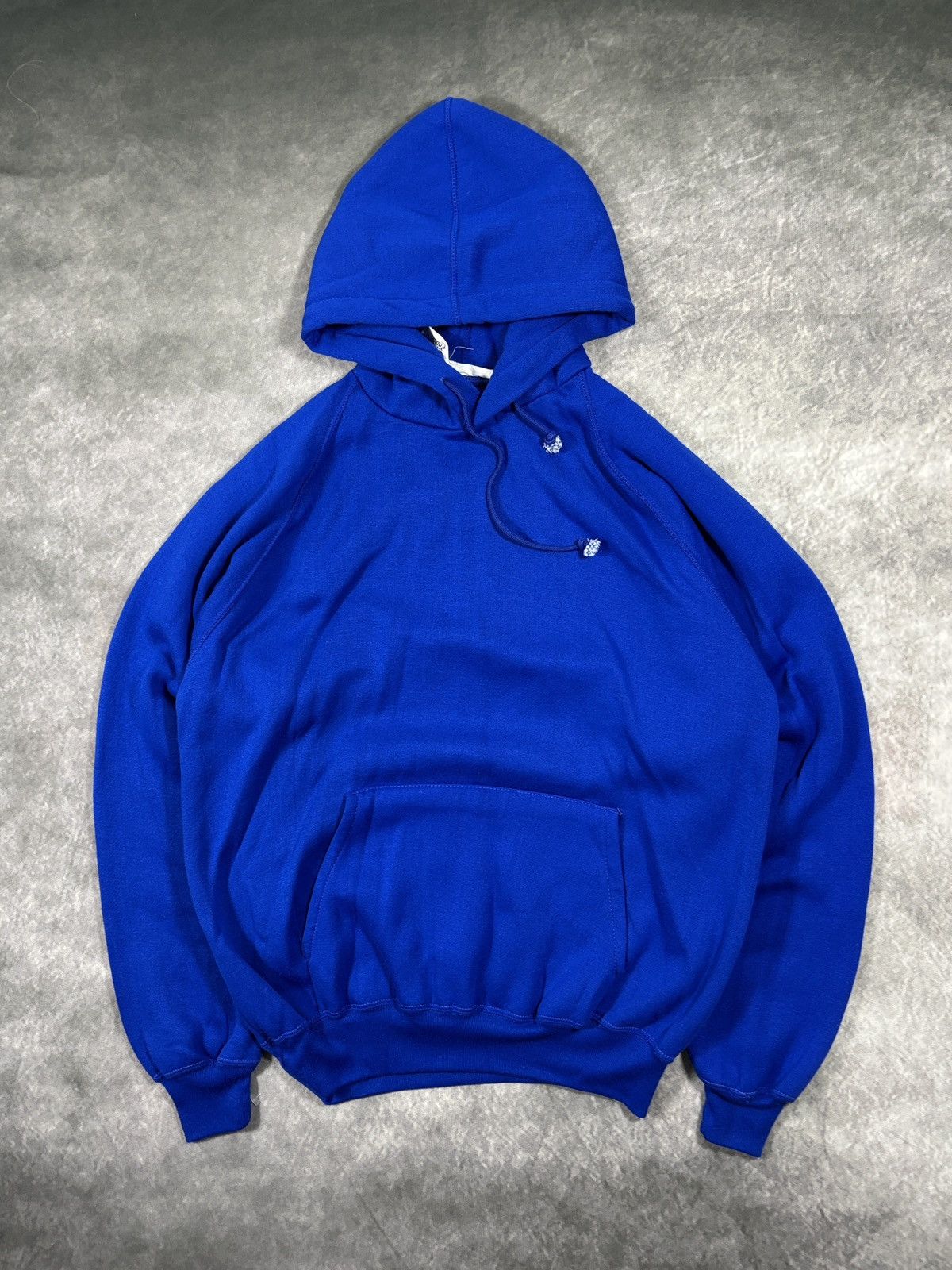 Vintage 1980s Hoodie Vintage Blank Sweatshirt Pullover Raglan Champ Size US M / EU 48-50 / 2 - 3 Thumbnail