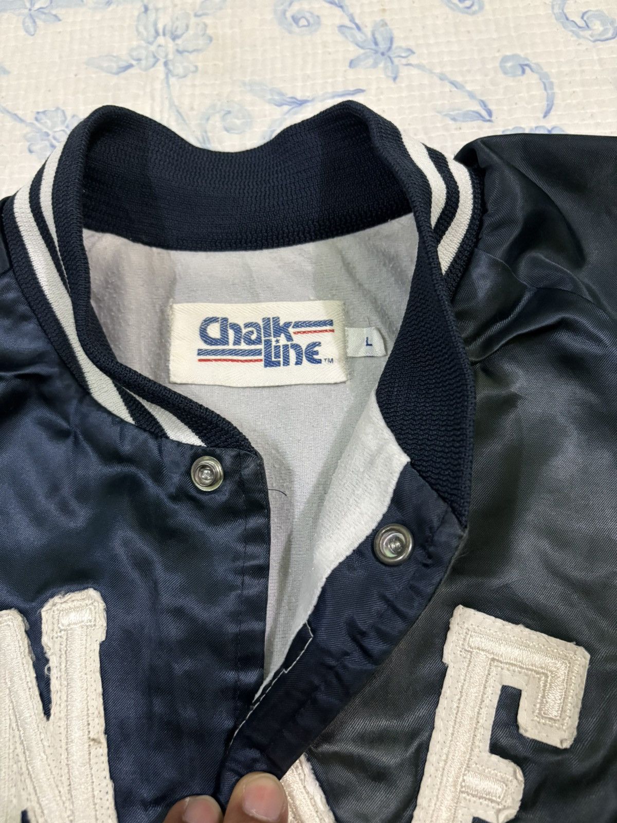 Chalk Line Chalk Line New York Yankess Bomber Sun Fadded Jacket Size US L / EU 52-54 / 3 - 14 Thumbnail