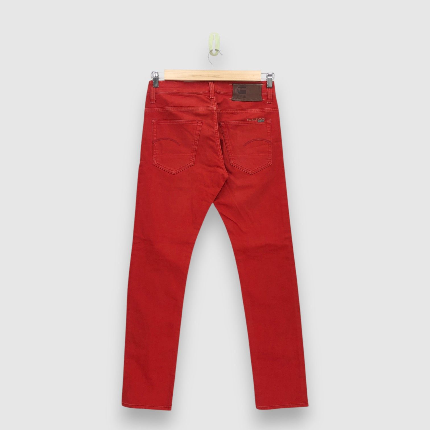 G-Star Vintage G-Star Raw Jeans Japanese Denim Red Colour Pants Size US 33 - 2 Thumbnail