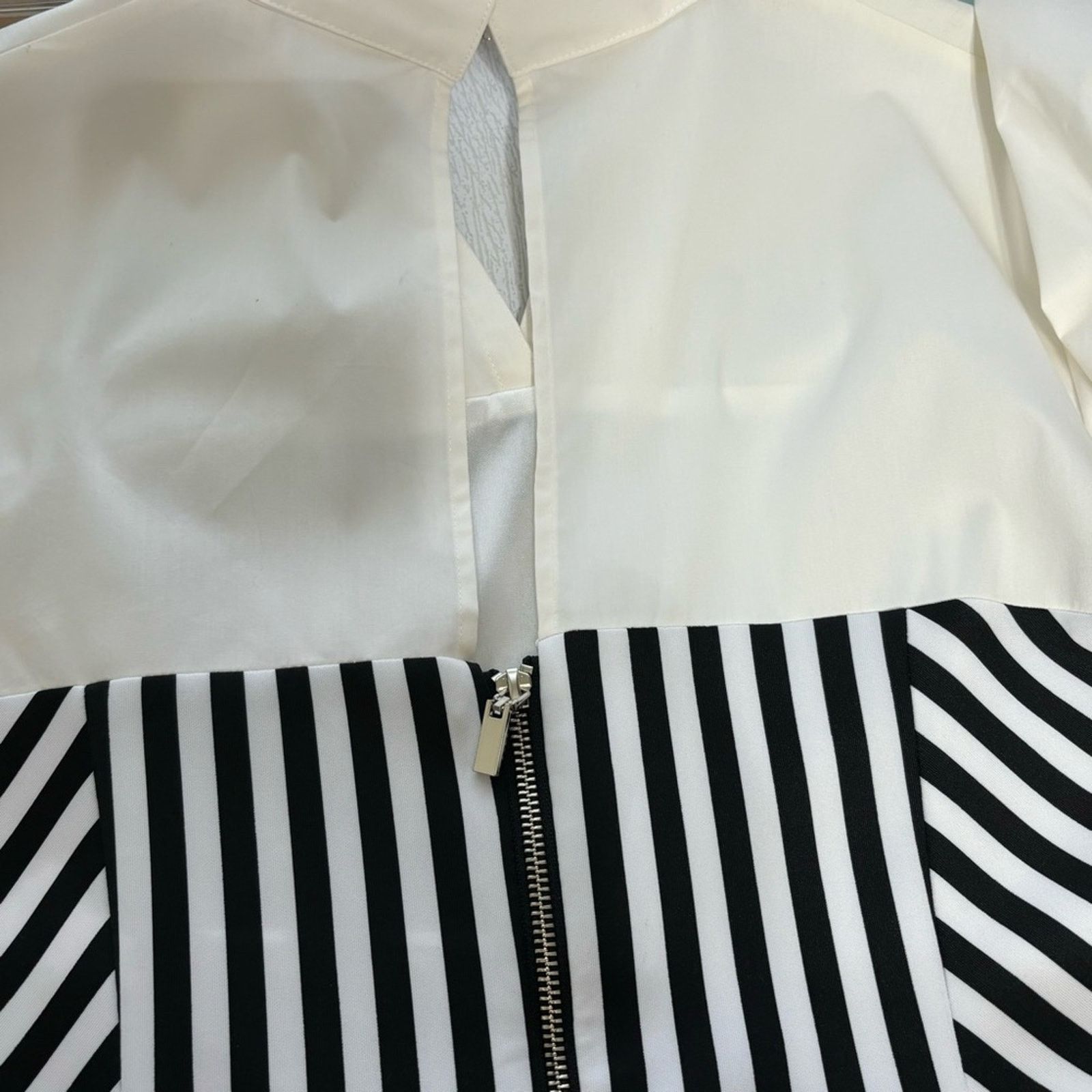 Other NY&C 7th Avenue Navy White Striped Dress XL NWT 3/4 Sleeve Size XL / US 12-14 / IT 48-50 - 9 Thumbnail