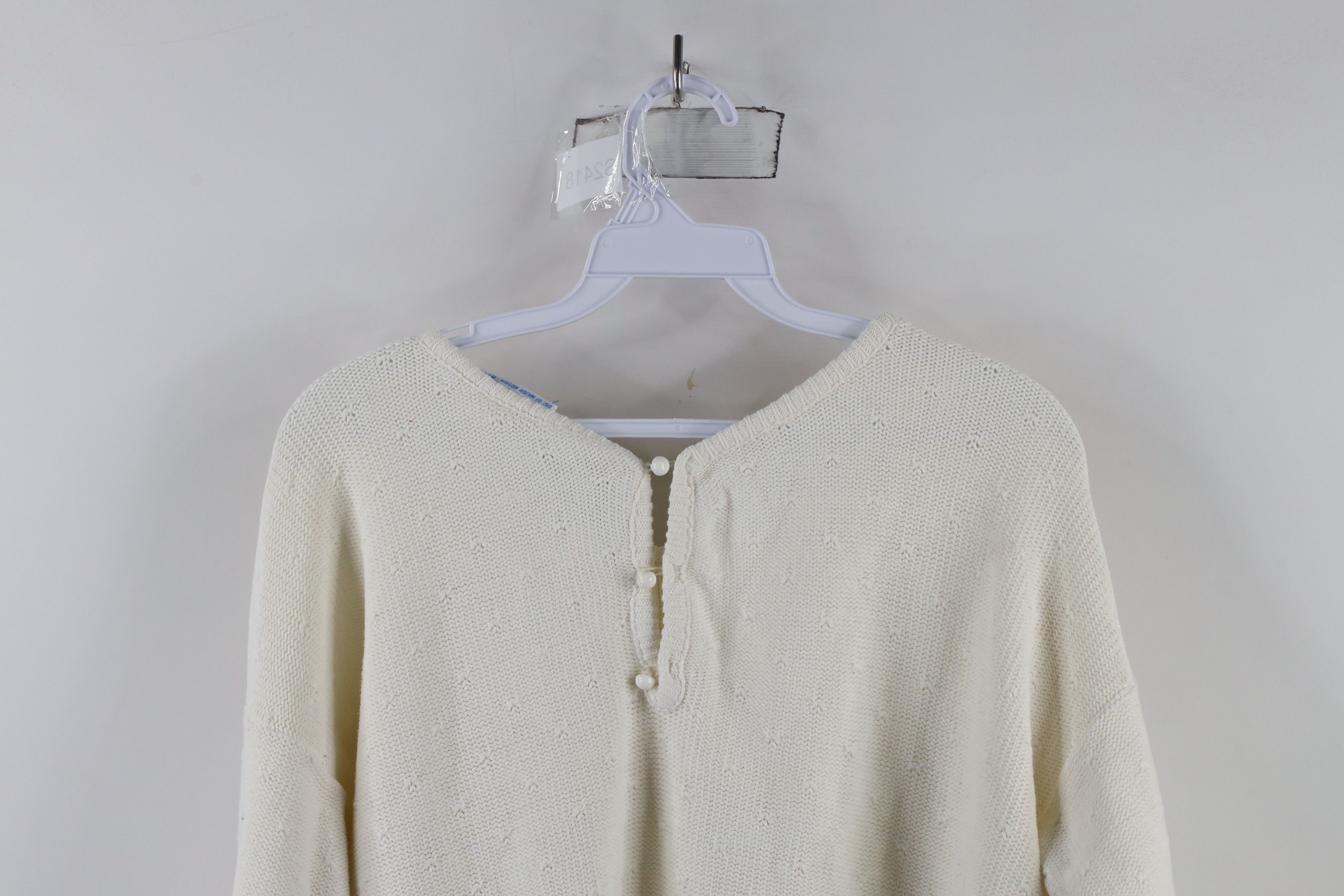 Vintage Vintage 90s Streetwear Back Button Knit Sweater USA Size M / US 6-8 / IT 42-44 - 13 Thumbnail