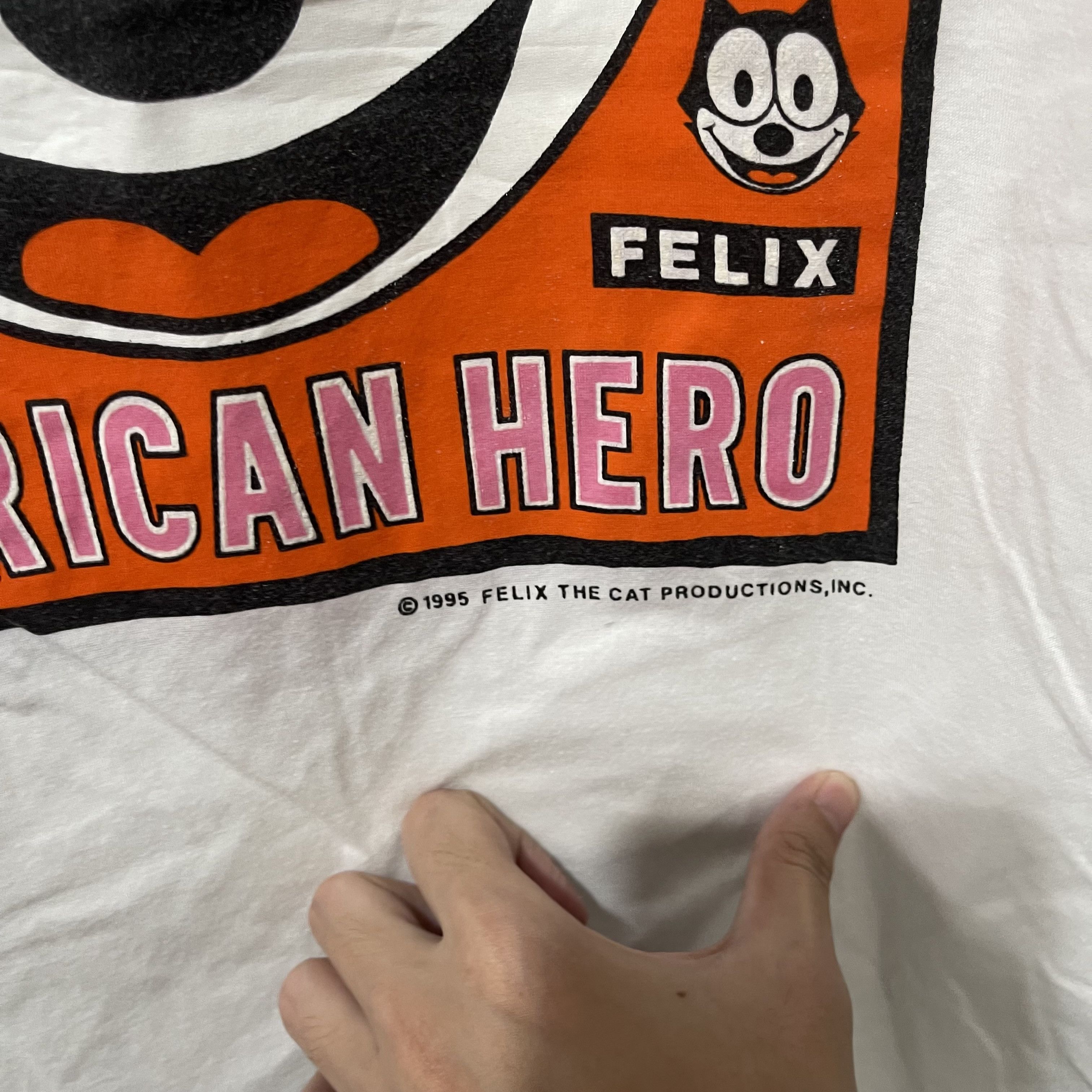 Vintage Vintage 1995 Felix the Cat T-Shirt Size US XS / EU 42 / 0 - 3 Thumbnail
