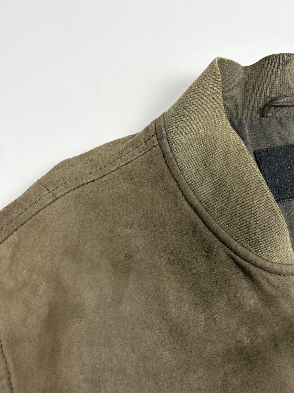Allsaints Vintage AllSaints Leather Bomber Jacket Double Colour y2k Size US M / EU 48-50 / 2 - 17 Thumbnail