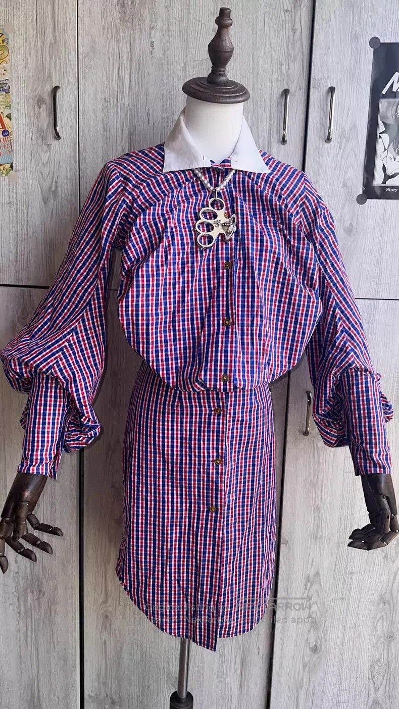 Vivienne Westwood Vivienne Westwood Show Model Shirt Dress, Lantern Sleeves, Size XS / US 0-2 / IT 36-38 - 2 Thumbnail