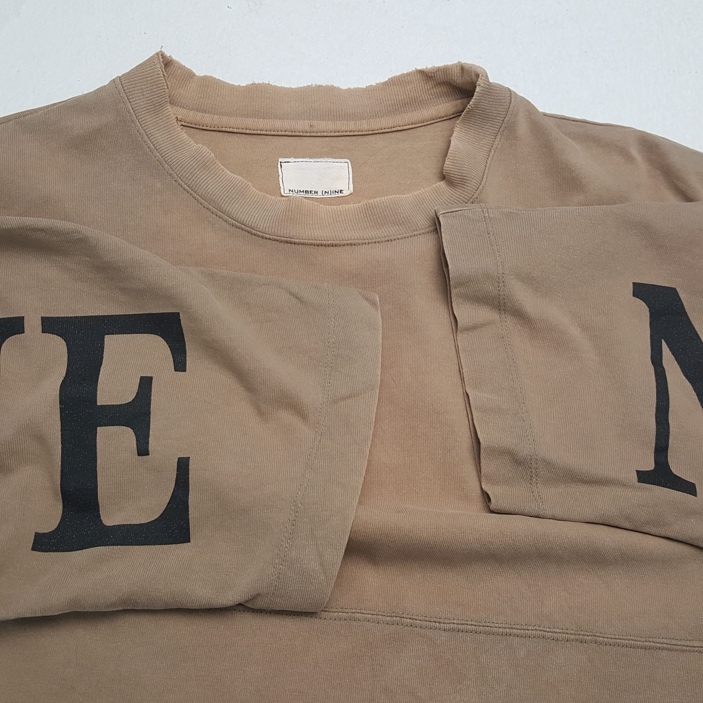 Japanese Brand × Number (N)ine × Vintage Vintage NUMBER (N)INE Japan Fashion Brand T-Shirt Size US XL / EU 56 / 4 - 7 Thumbnail
