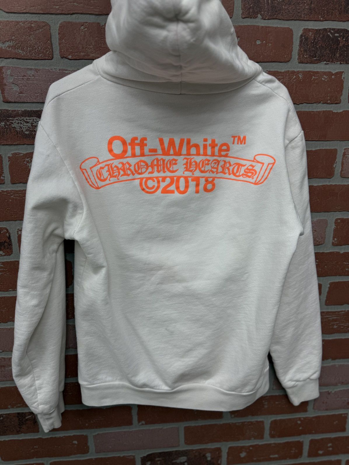 Chrome Hearts × Off-White Chrome Hearts Off White Hoodie Size M (RARE EXLUSIVE) Size US M / EU 48-50 / 2 - 4 Thumbnail