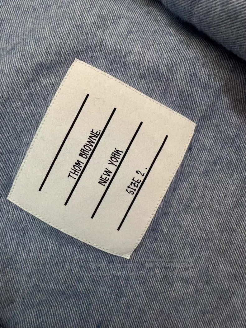 Thom Browne Thom Browne Autumn/Winter Fleece Four-stripe Shirt Size US M / EU 48-50 / 2 - 3 Thumbnail